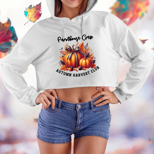 Farmhouse Crew Crop Hoodie