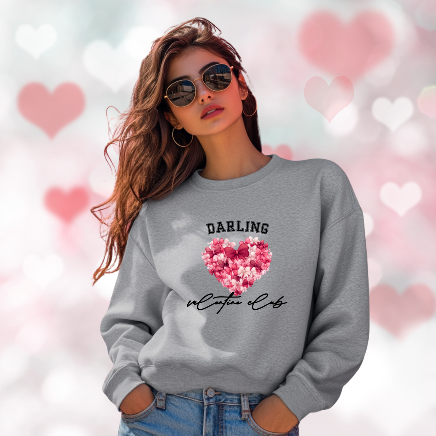 Darling Valentine Club Crewneck Sweatshirt