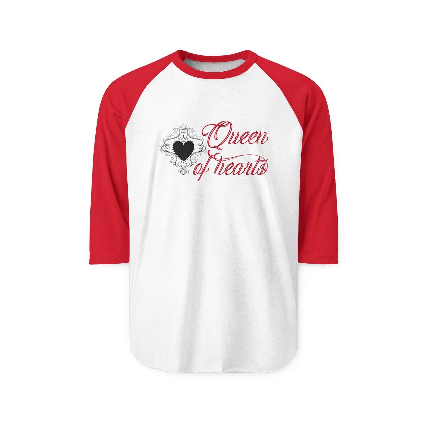 Queen Of Hearts Baseball Tee