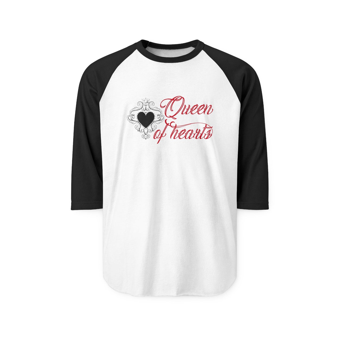 Queen Of Hearts Baseball Tee