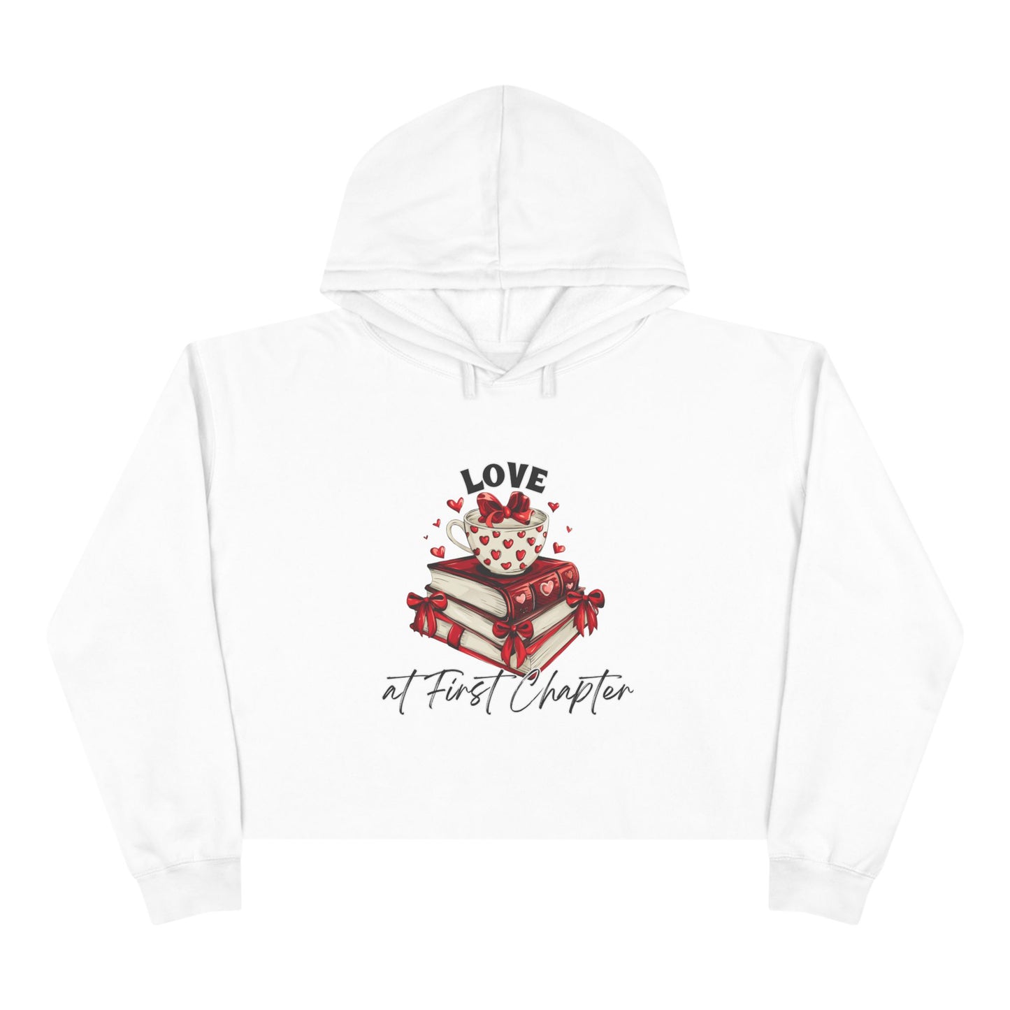Love At First Chapter Crop Hoodie