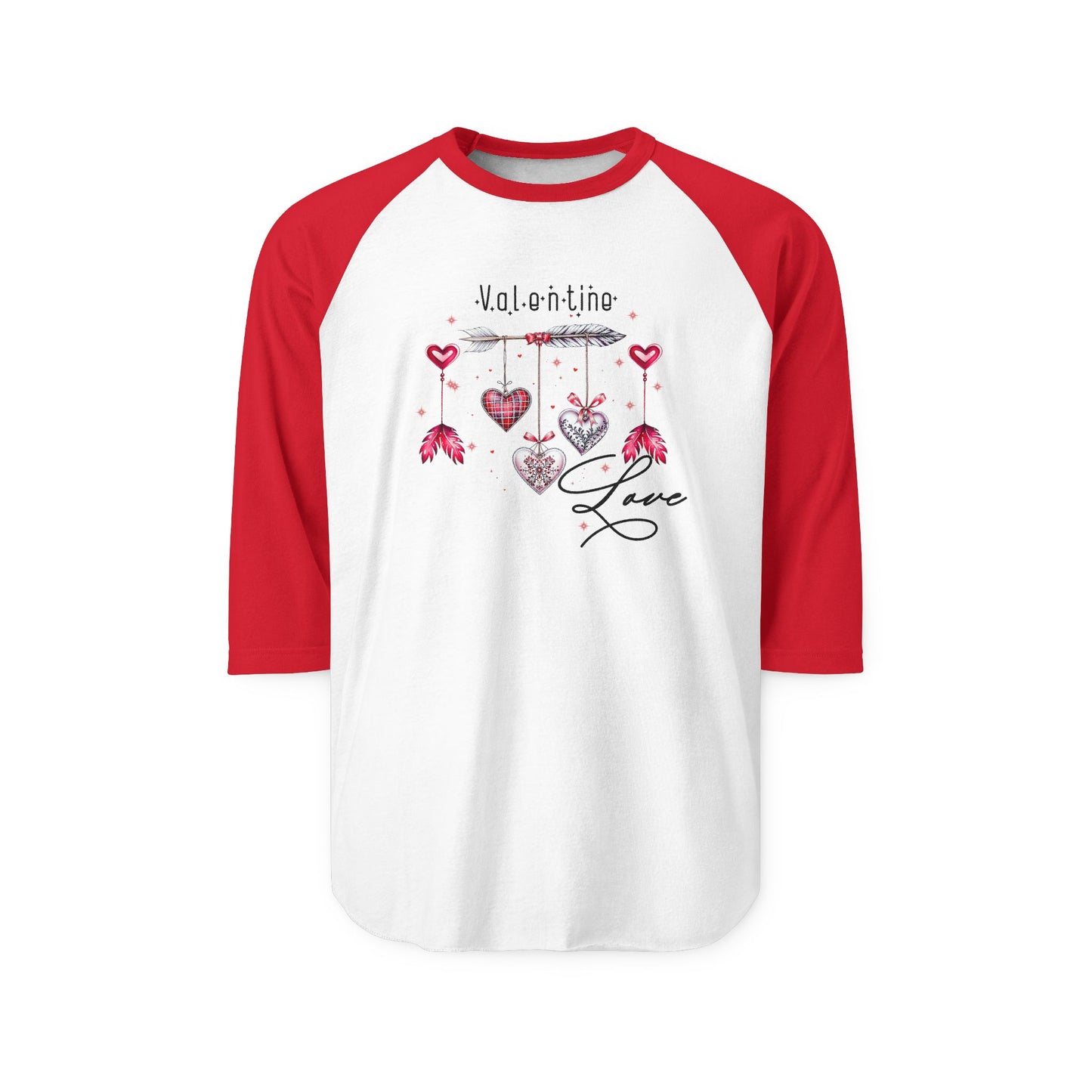Valentine Love Baseball Tee