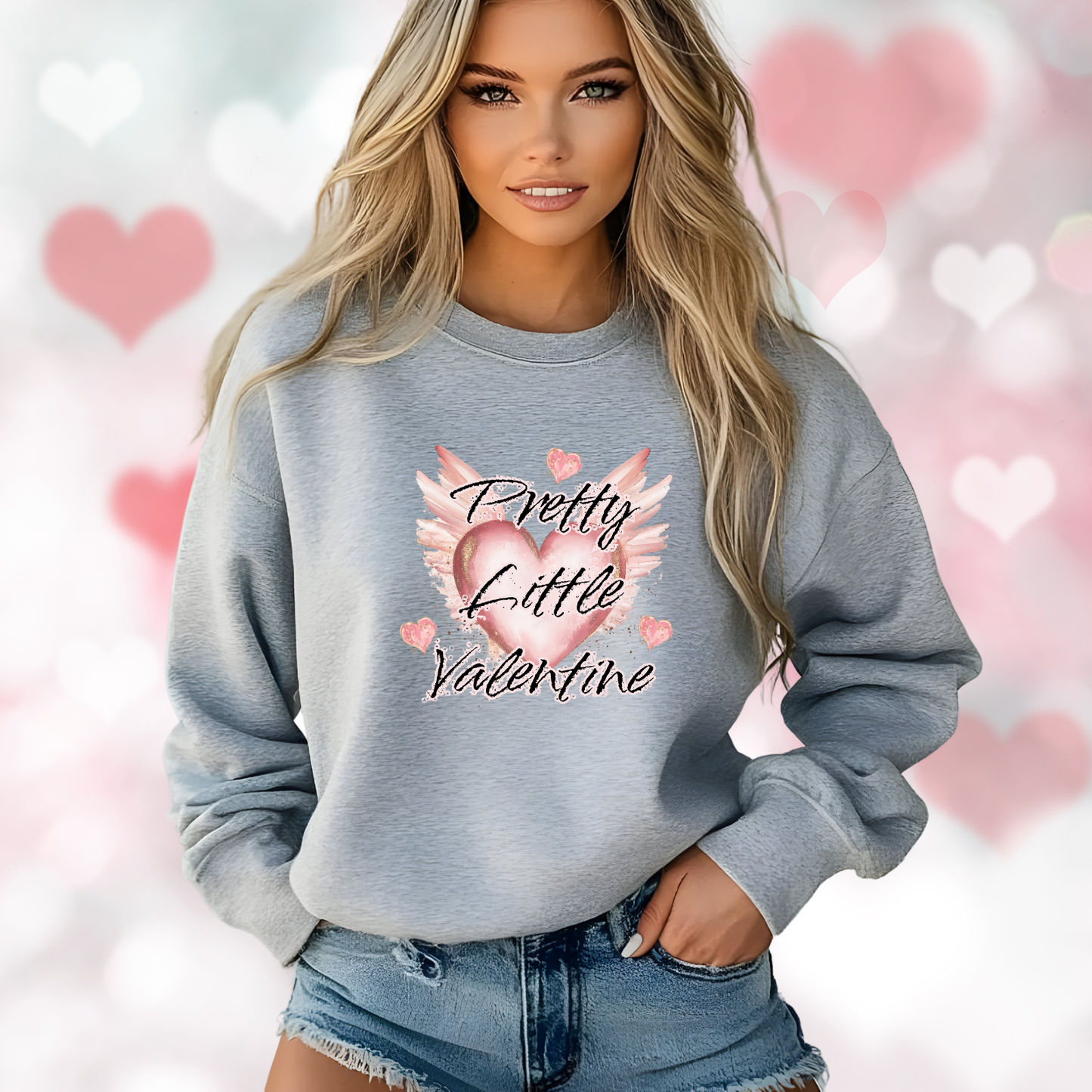 Pretty Little Valentine Crewneck Sweatshirt