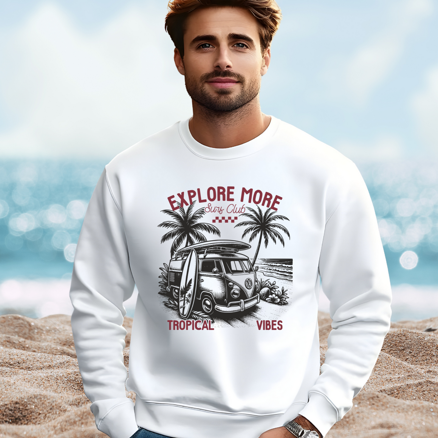 Explore More Crewneck Sweatshirt