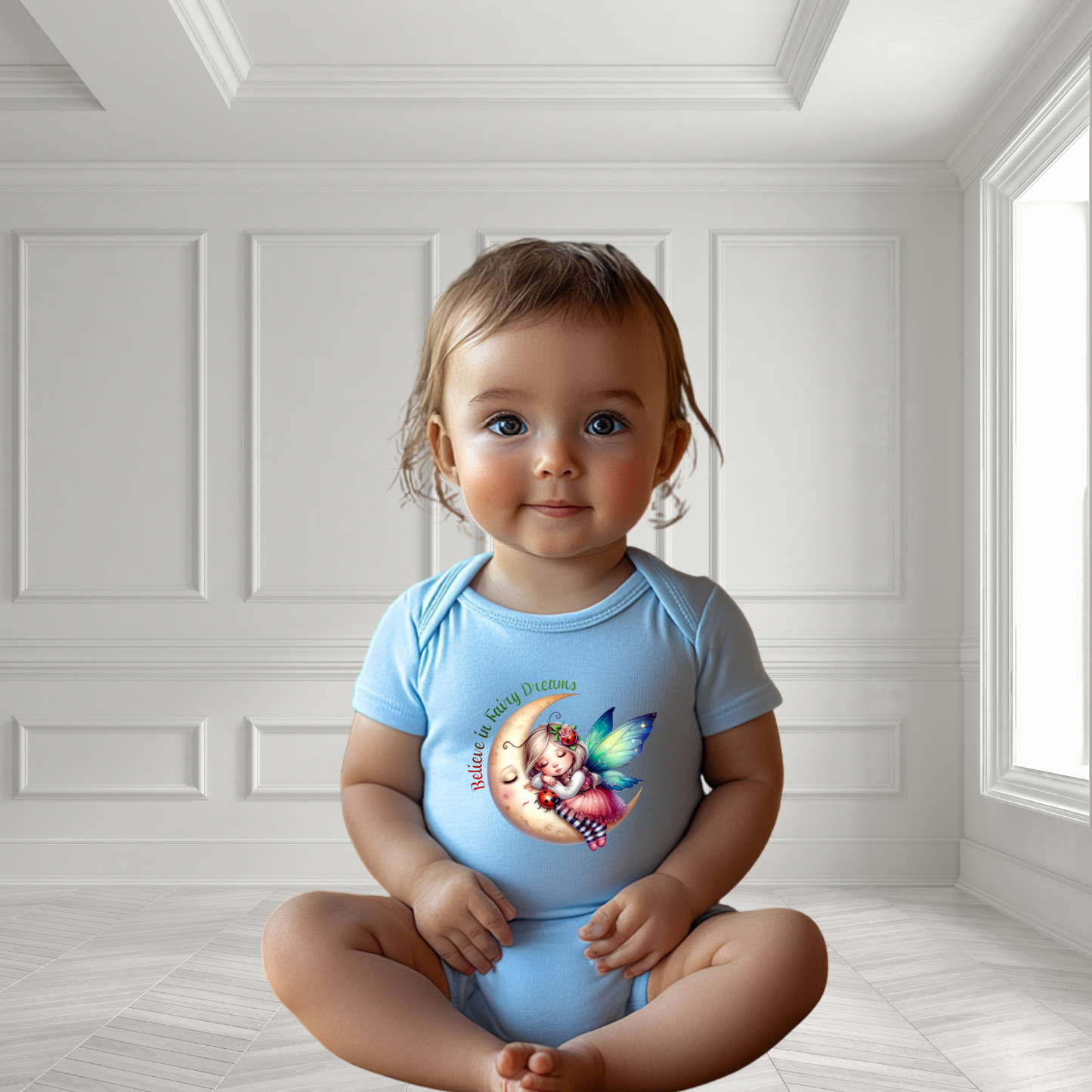 Believe In Fairy Dreams Infant Short Sleeve Onesie