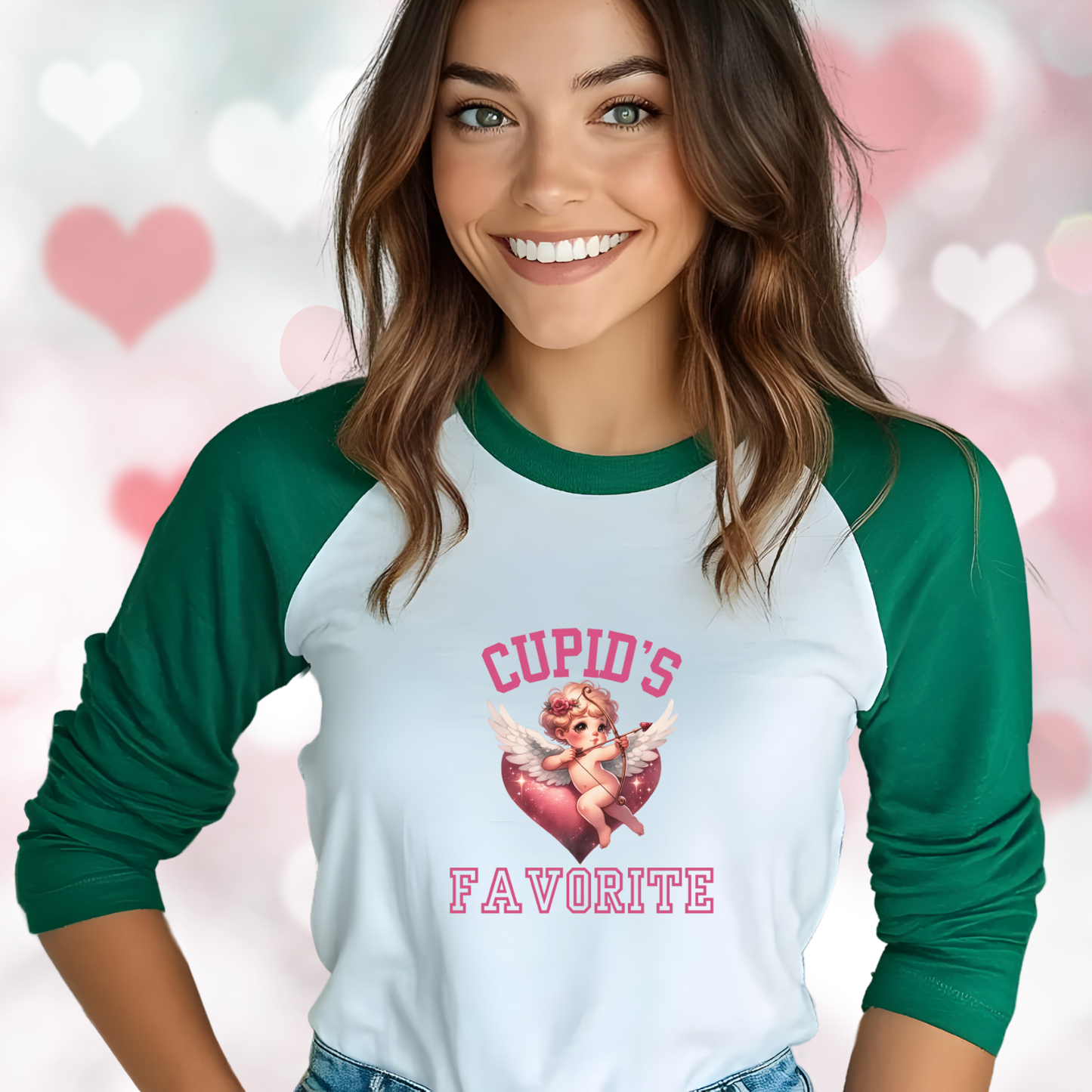 Cupid’s Favorite Baseball Tee