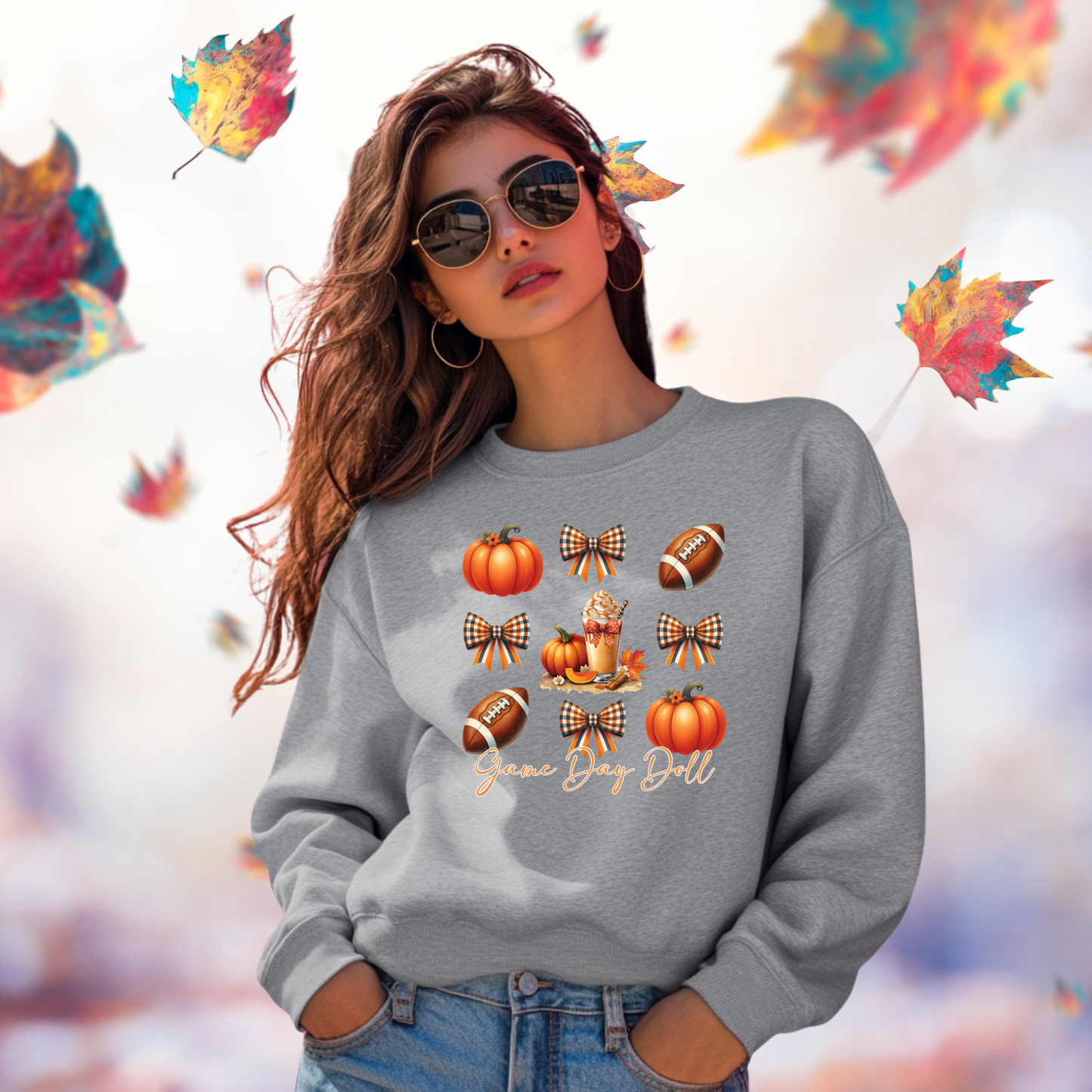 Game Day Doll Crewneck Sweatshirt