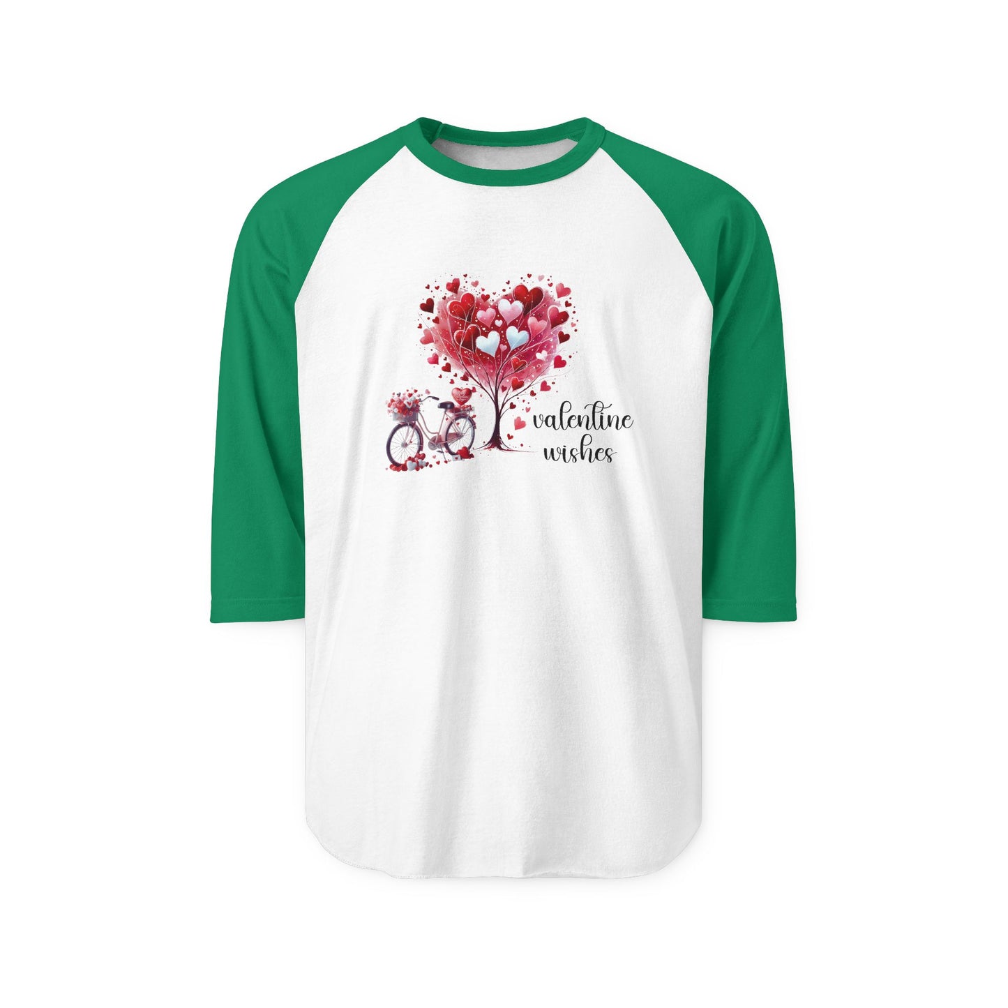 Valentine Wishes Baseball Tee