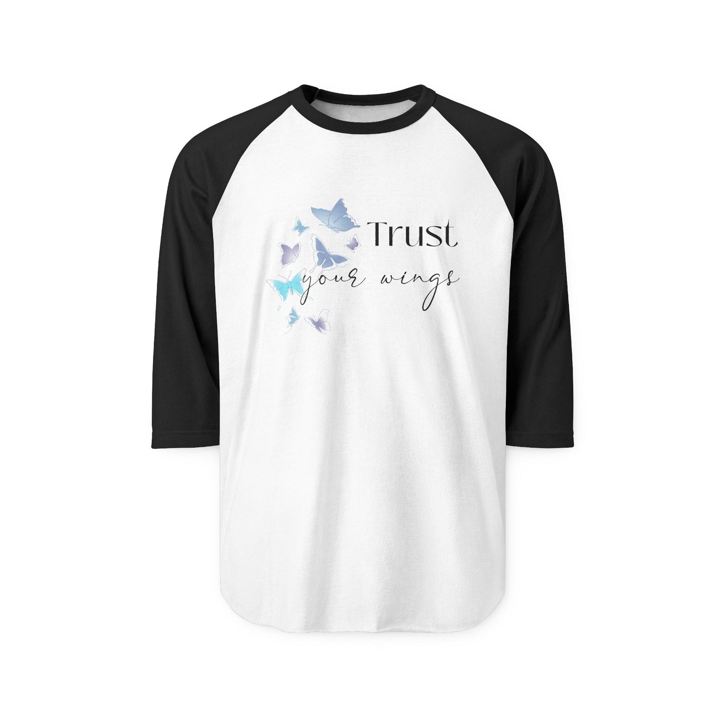 Trust Your Wings Baseball Tee