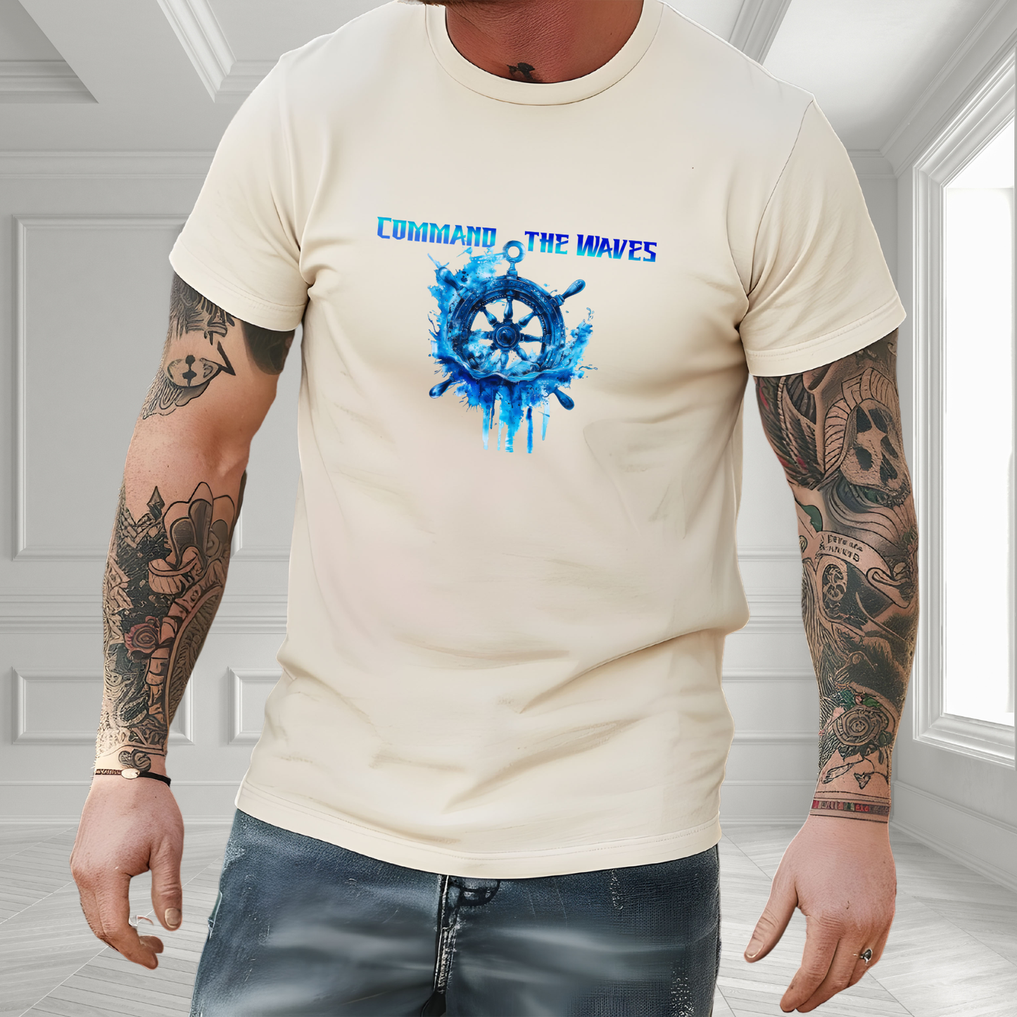 Command The Waves T-Shirt