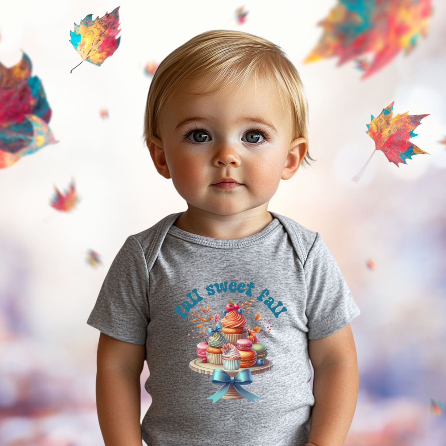 Fall Sweet Fall Infant Short Sleeve Onesie