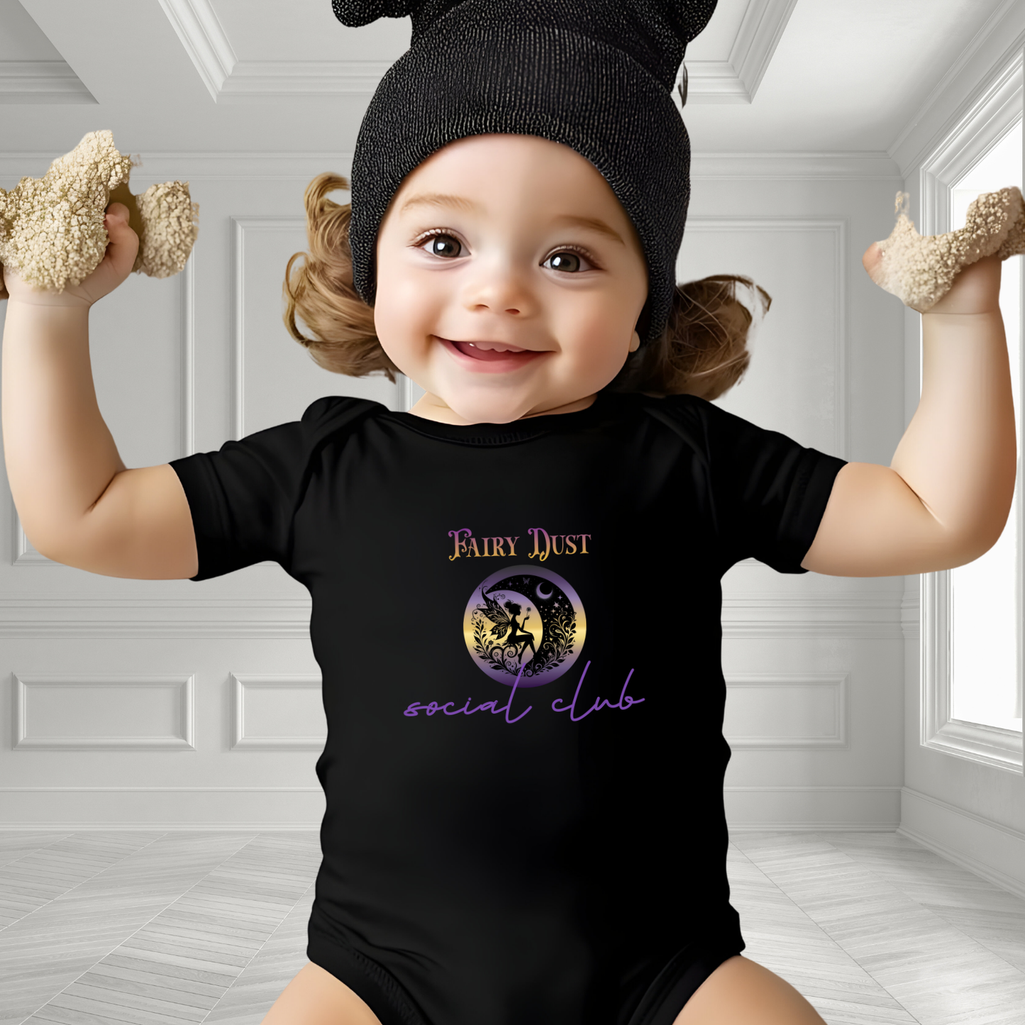 Fairy Dust Social Club Infant Short Sleeve Onesie