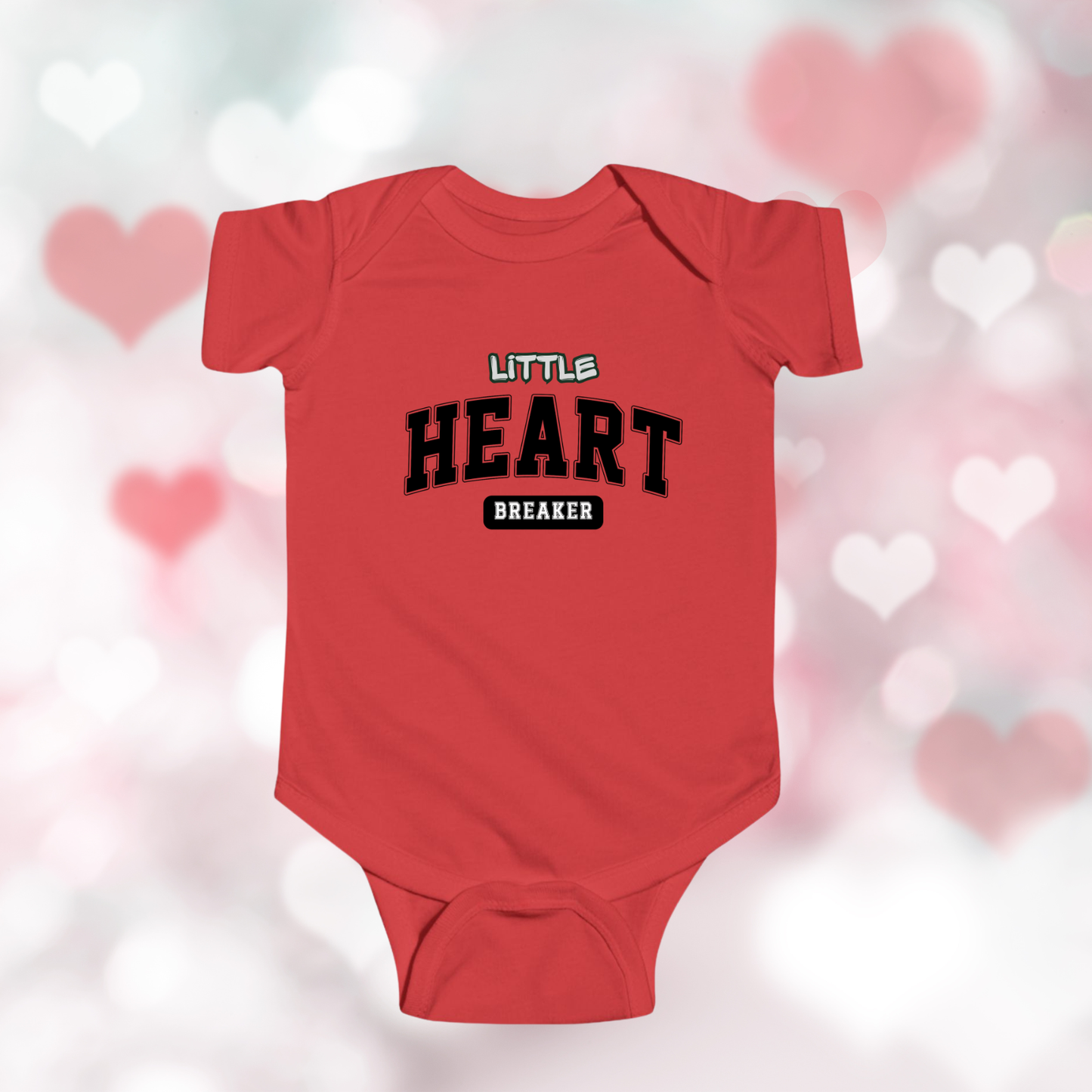 Little Heart Breaker Infant Short Sleeve Onesie