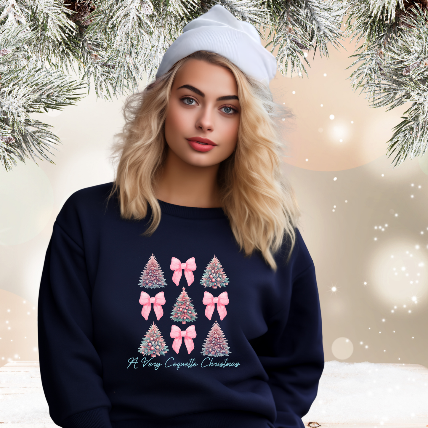A Very Coquette Christmas Crewneck Sweatshirt