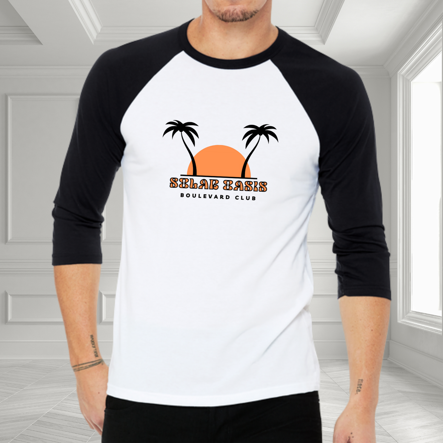 Solar Oasis Baseball Tee