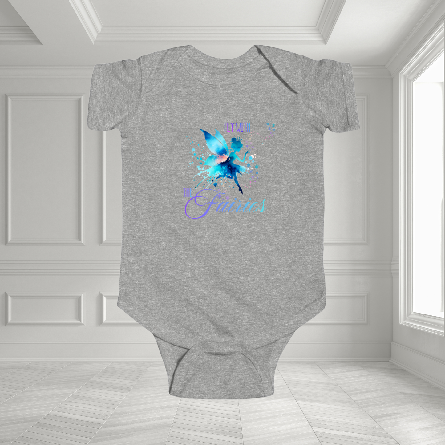 Fly With The Fairies Infant Short Sleeve Onesie