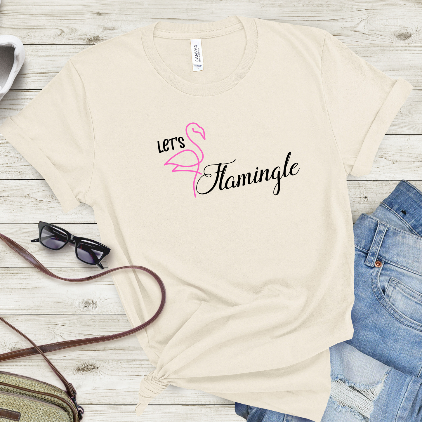Let’s Flamingle T-Shirt