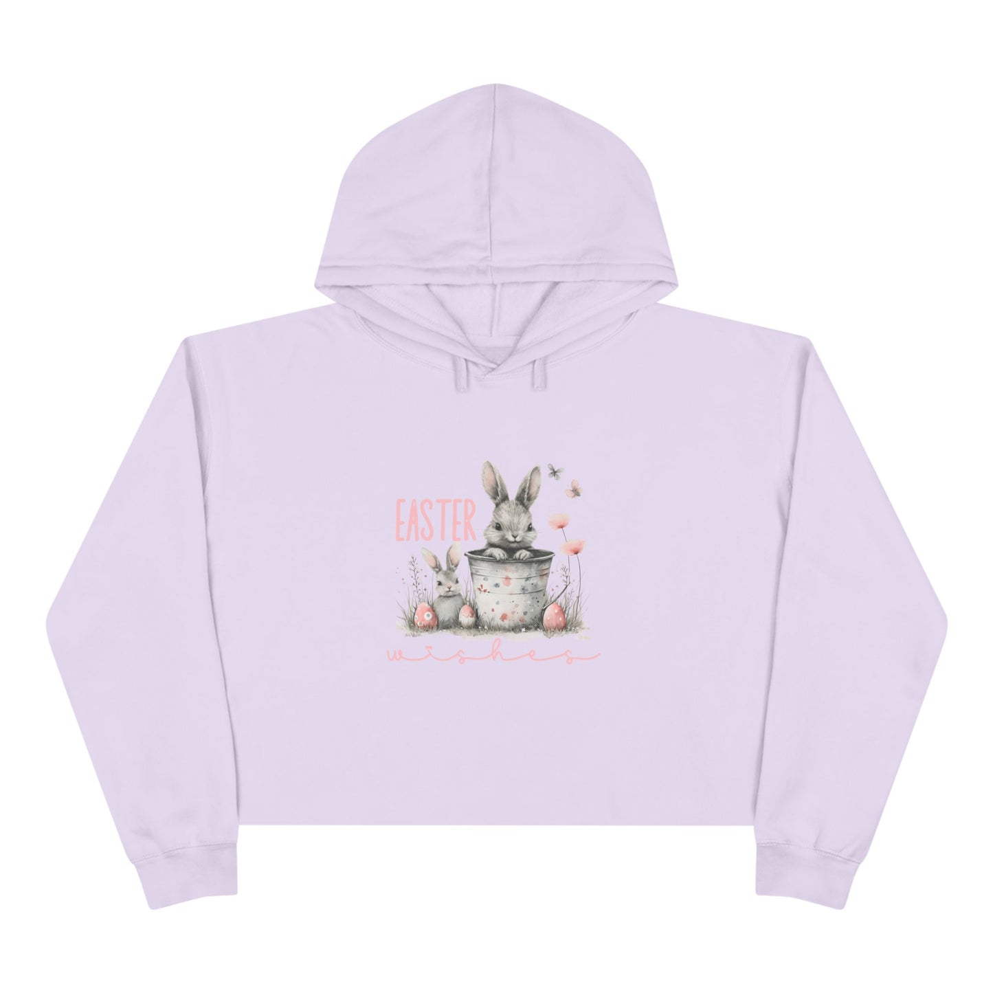 Easter Wishes Crop Hoodie