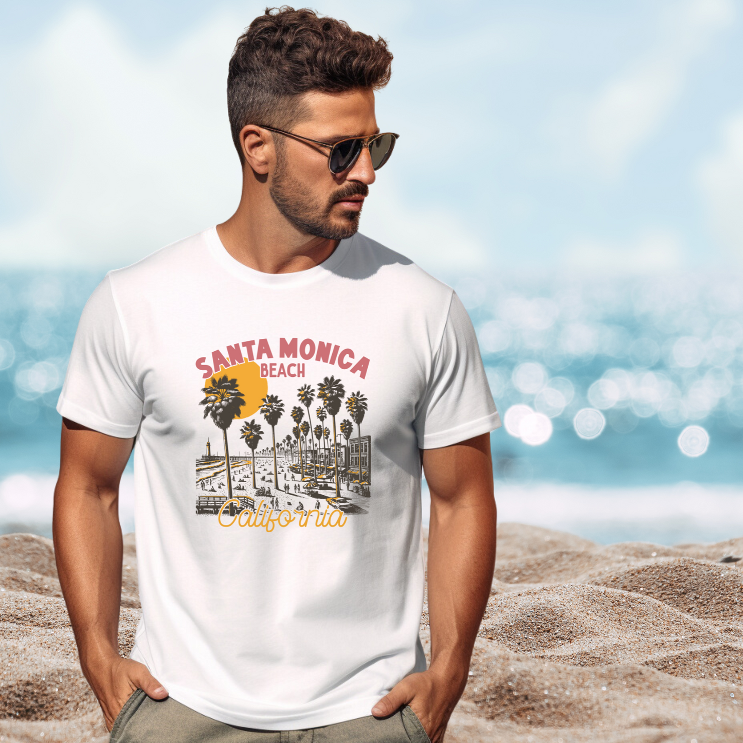 Santa Monica Beach T-Shirt