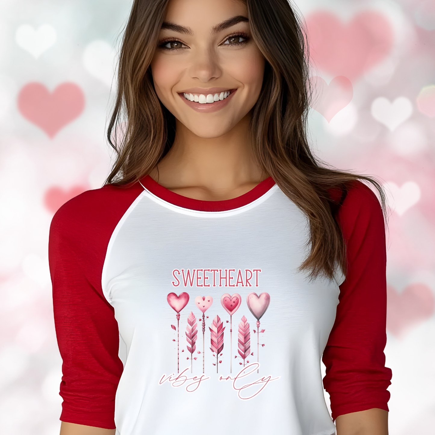 Sweetheart Vibes Only Baseball Tee