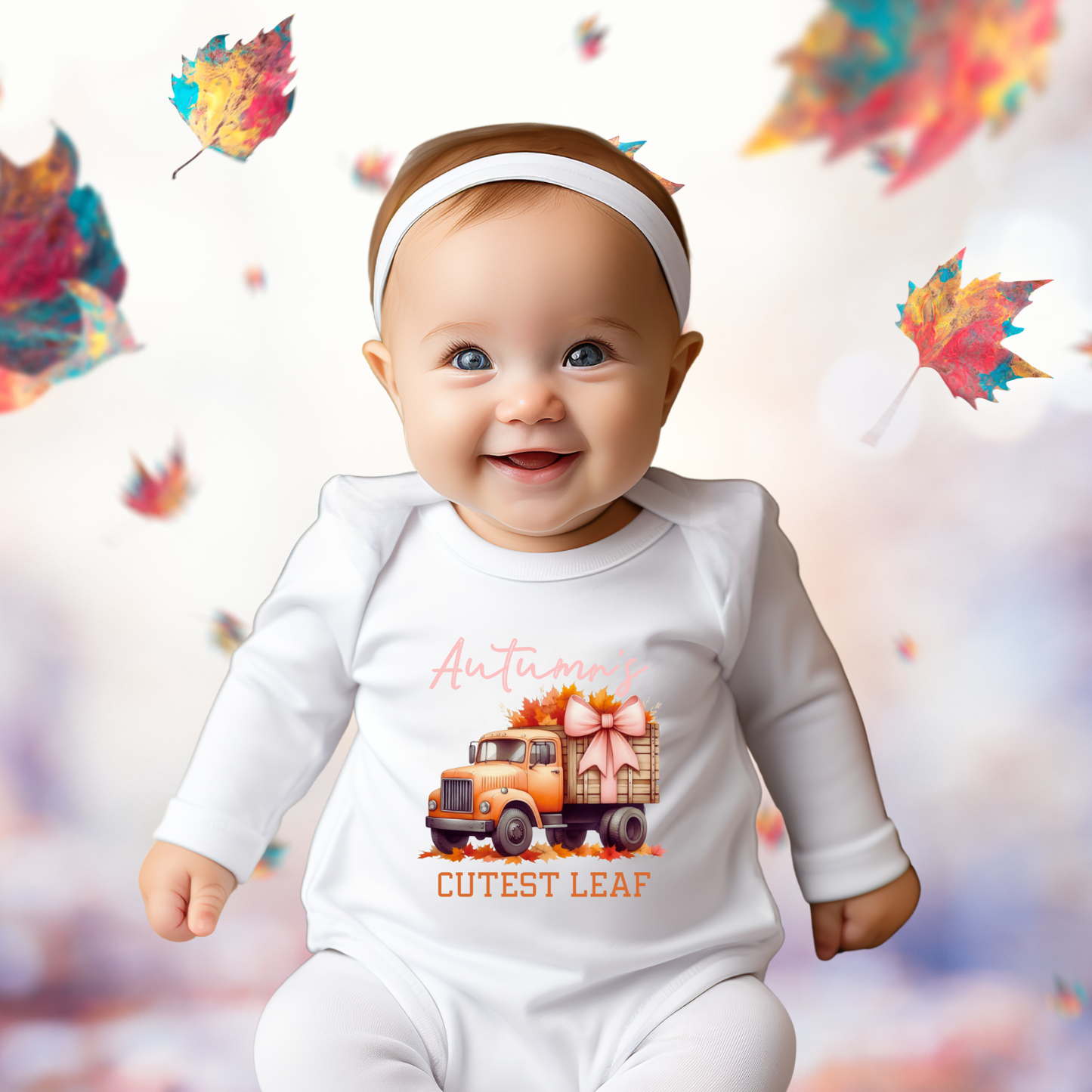 Autumn’s Cutest Leaf Infant Long Sleeve Onesie