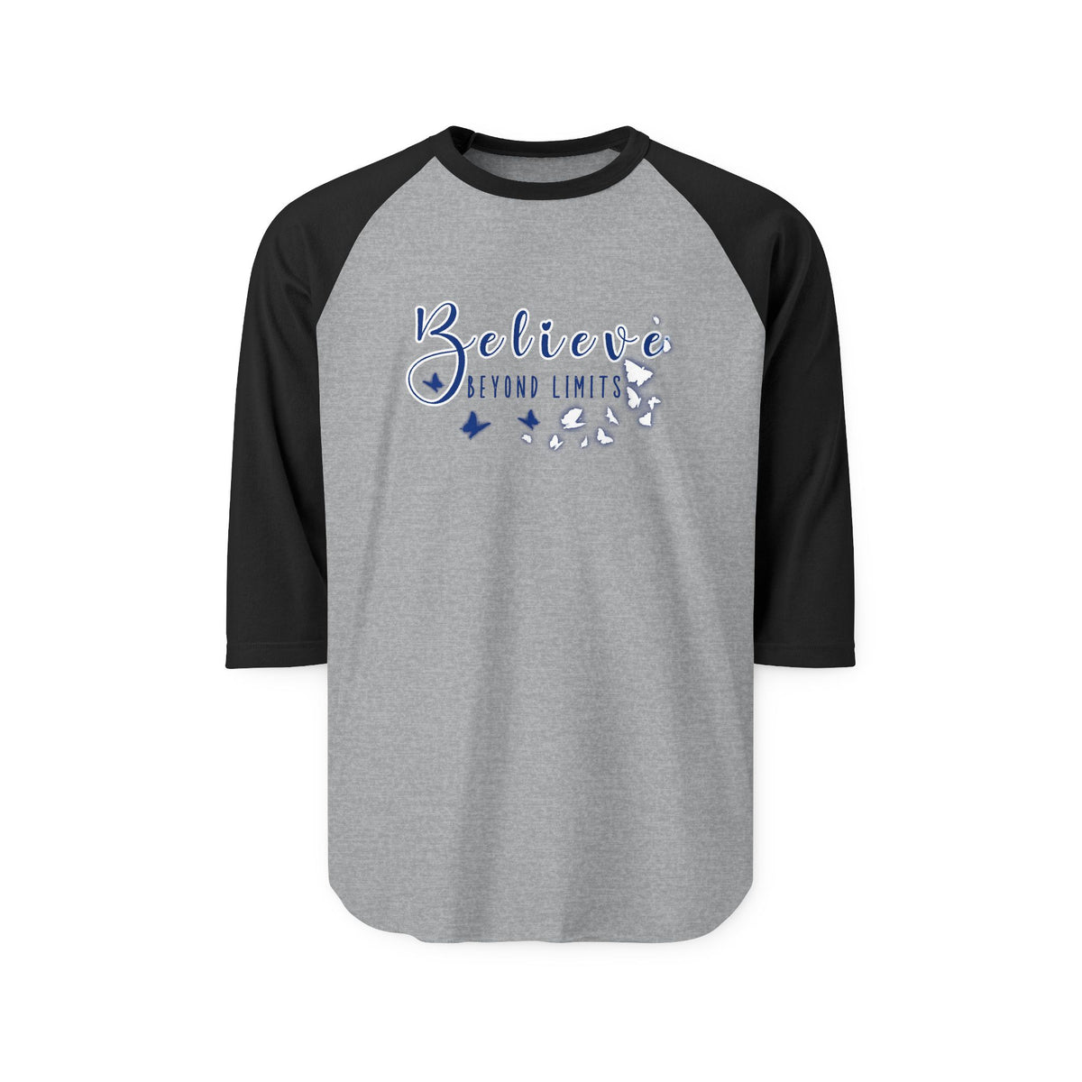 Believe Beyond Limits Baseball Tee