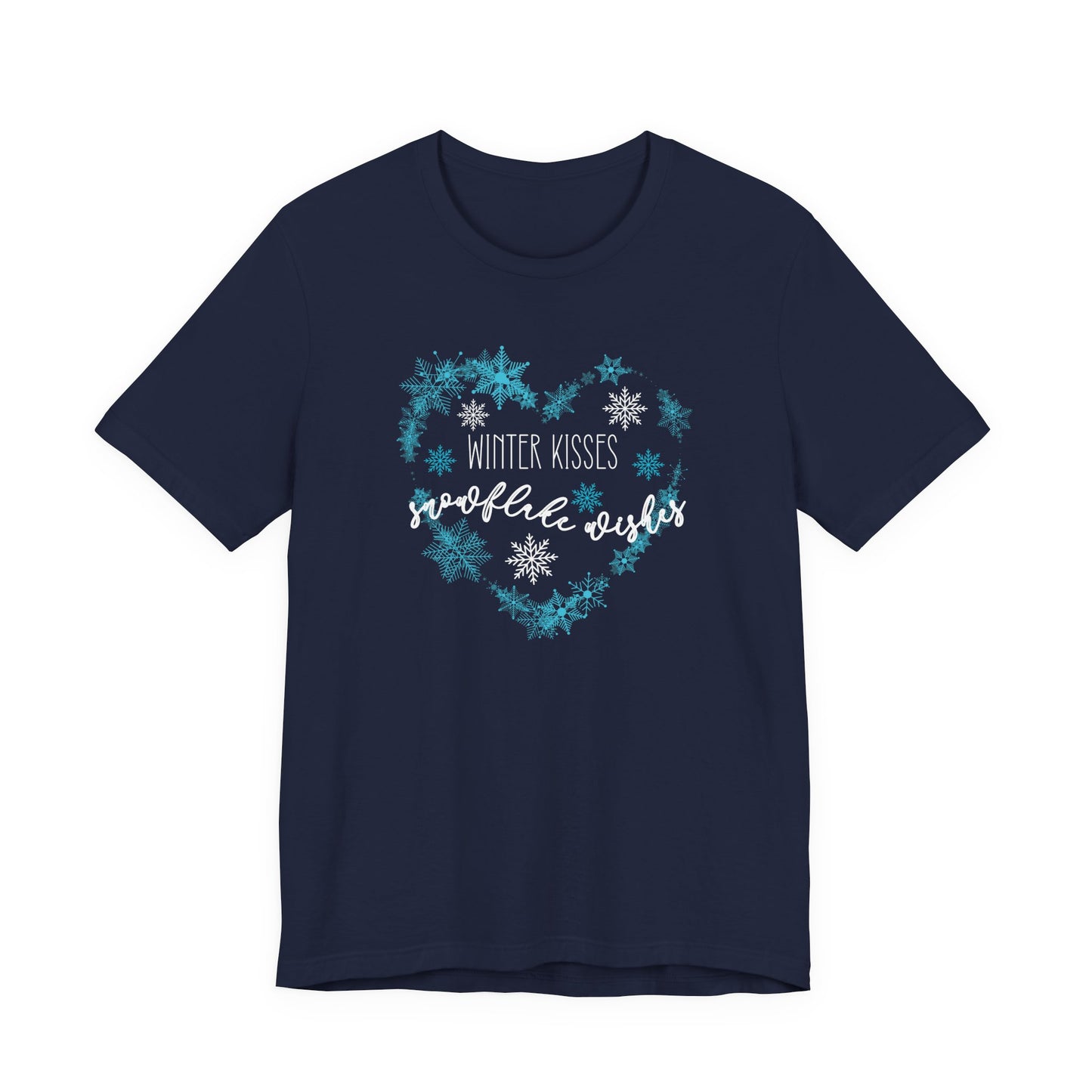 Winter Kisses, Snowflake Wishes T-Shirt