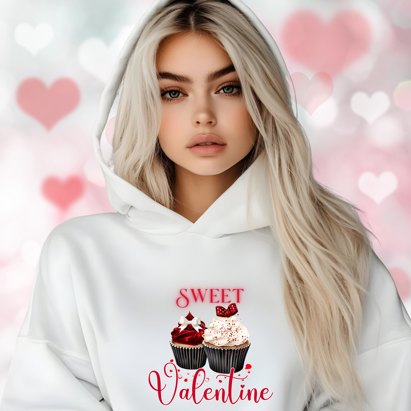 Sweet Valentine Crop Hoodie