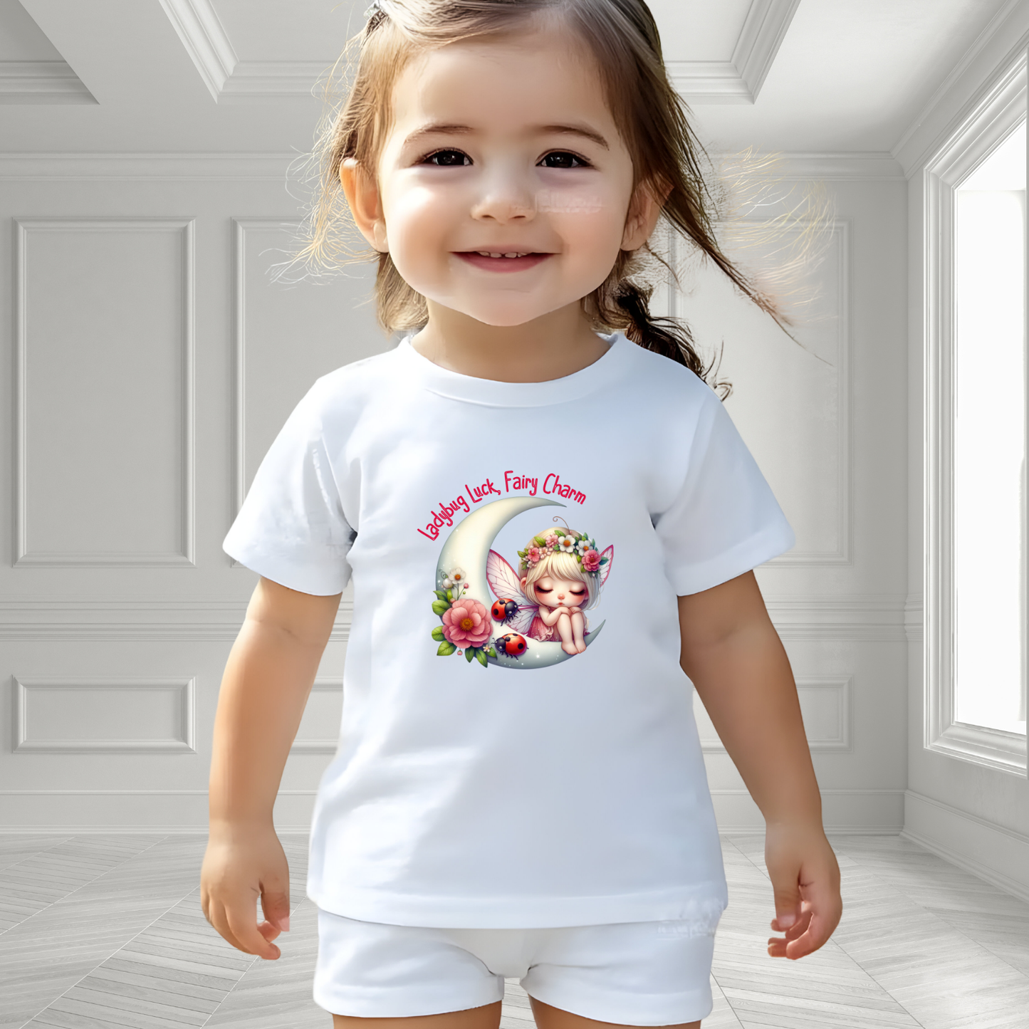 Ladybug Luck, Fairy Charm Toddler T-Shirt