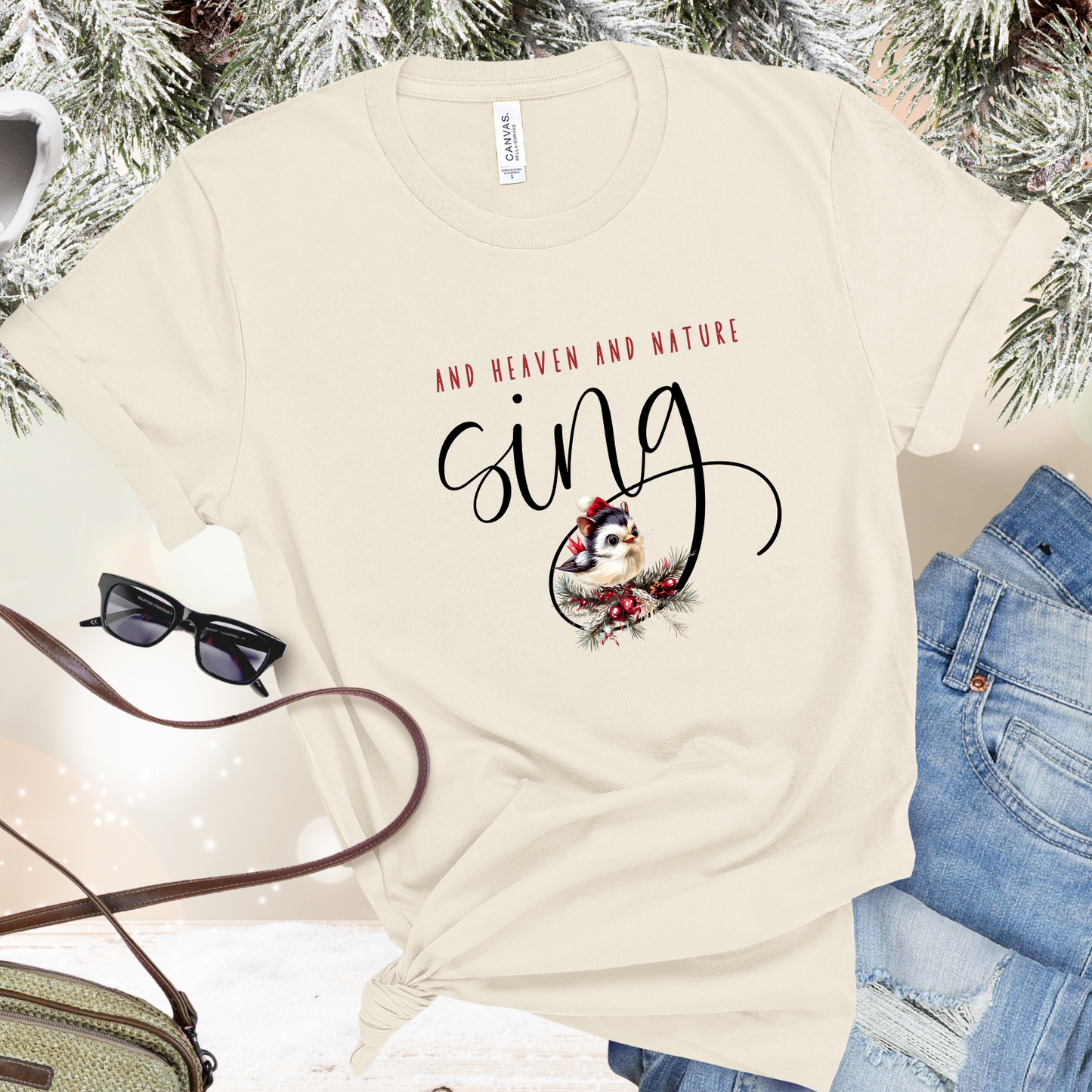 And Heaven And Nature Sing T‑Shirt