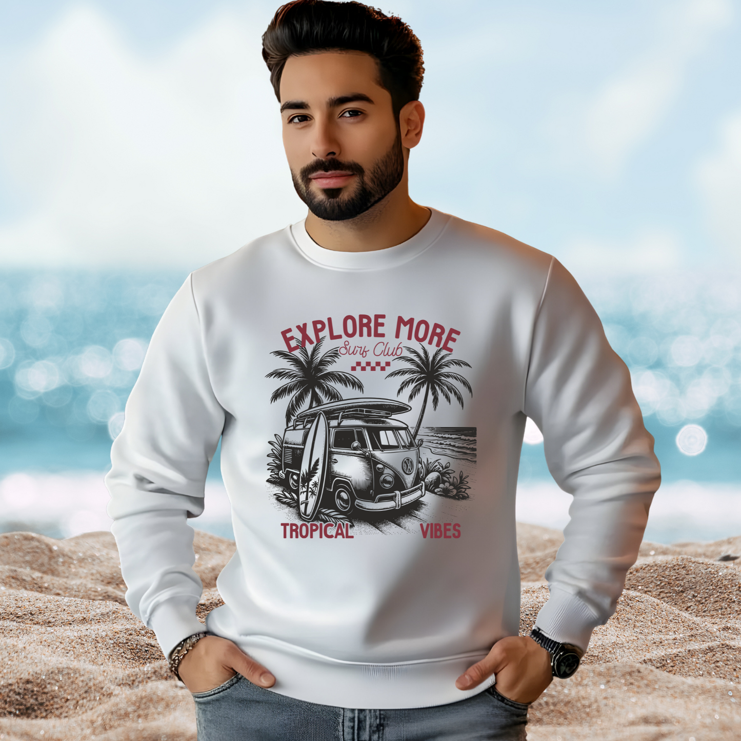 Explore More Crewneck Sweatshirt
