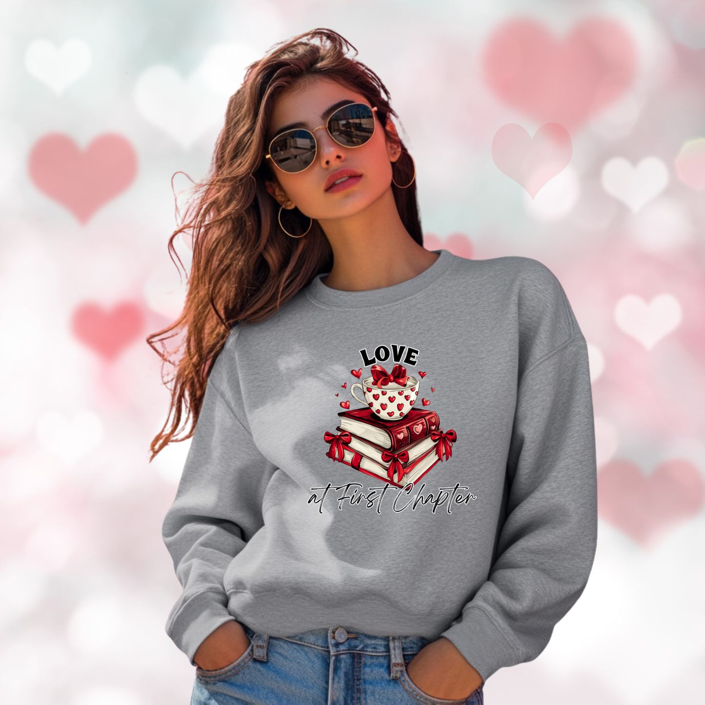 Love At First Chapter Crewneck Sweatshirt