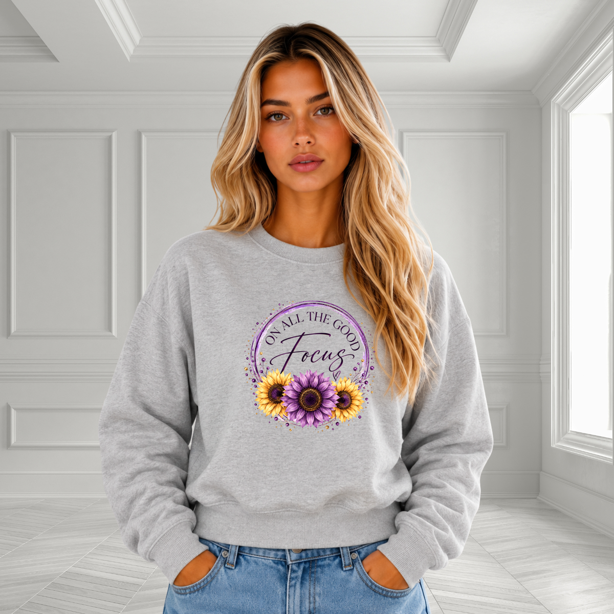 Focus on All the Good Crewneck Sweatshirt