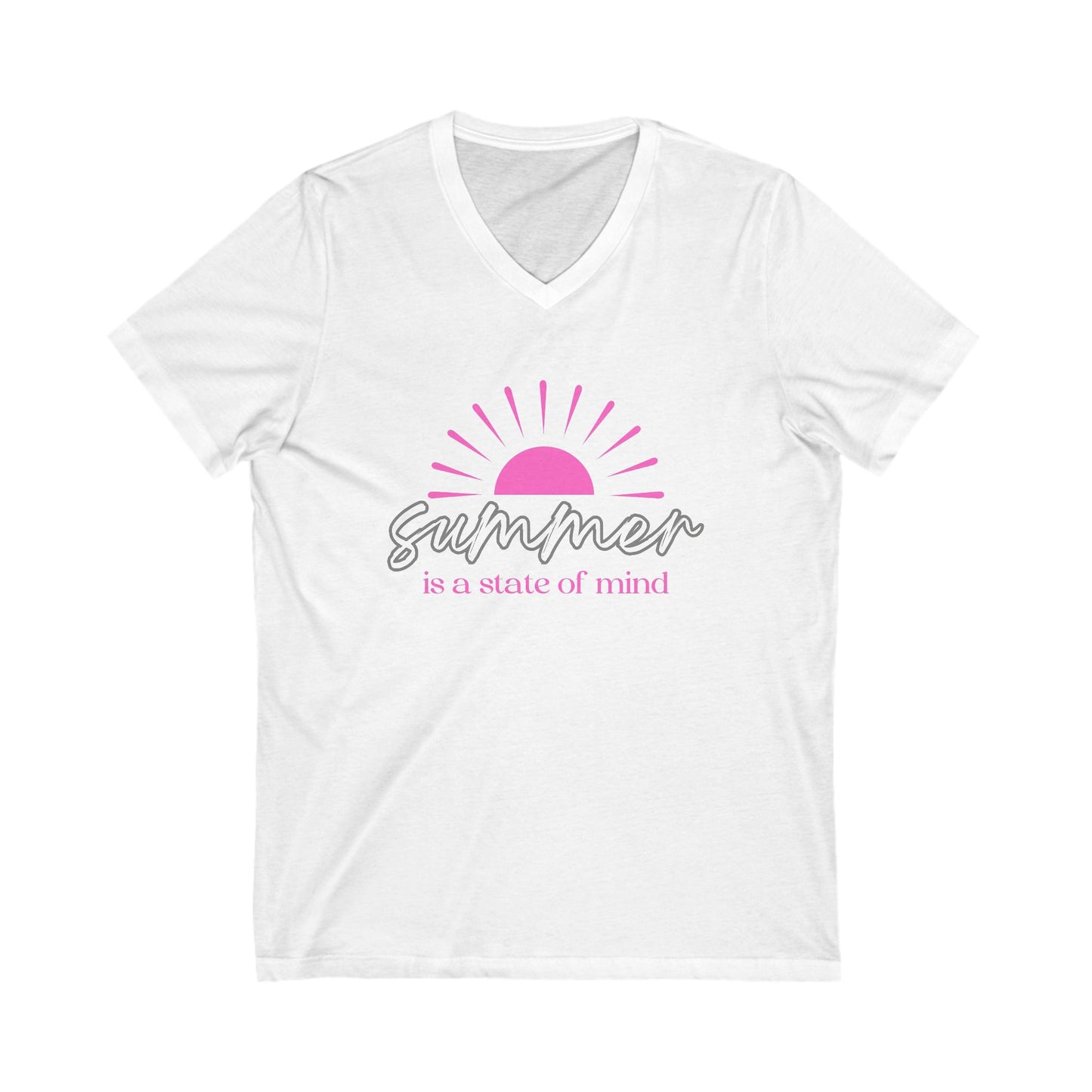Summer Is A State Of Mind V-Neck Tee