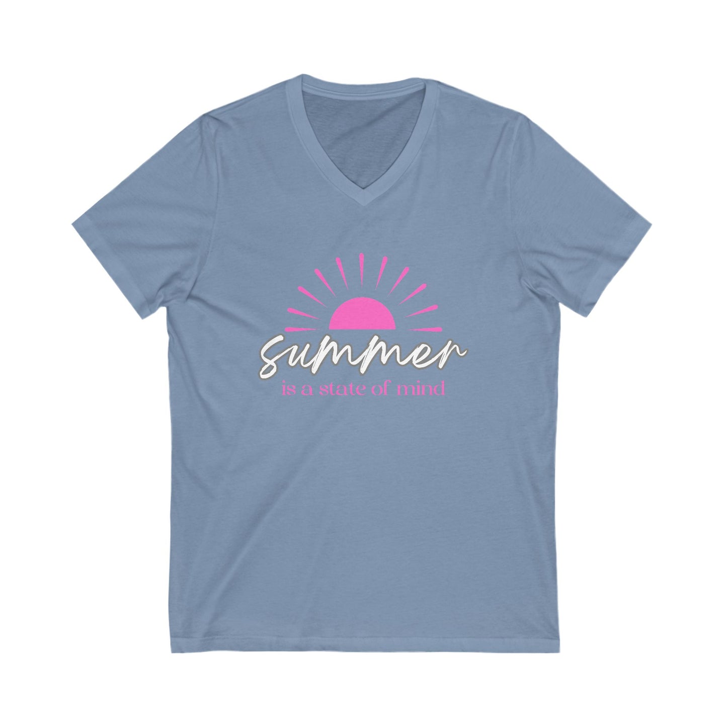 Summer Is A State Of Mind V-Neck Tee