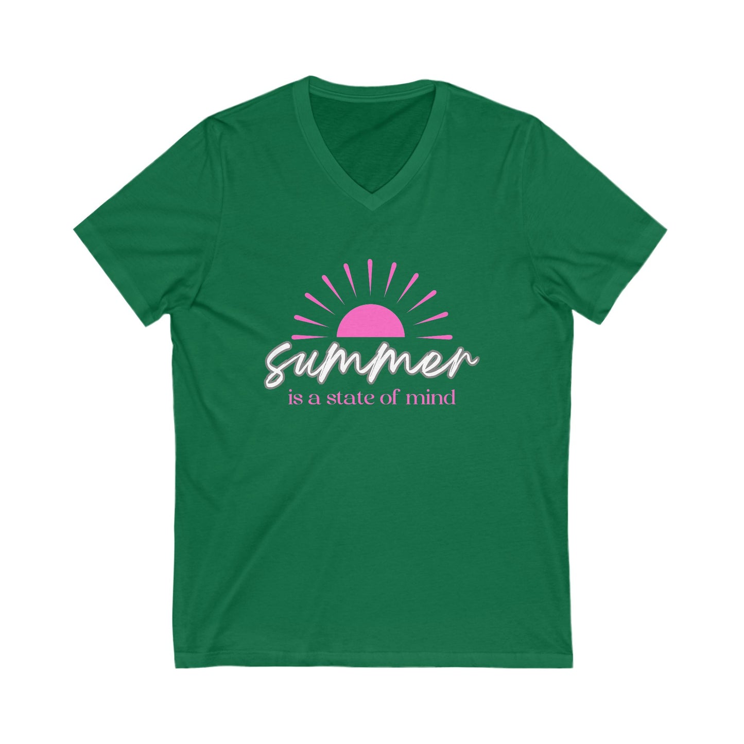 Summer Is A State Of Mind V-Neck Tee