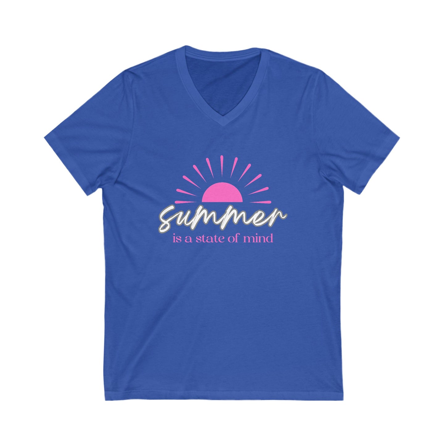 Summer Is A State Of Mind V-Neck Tee