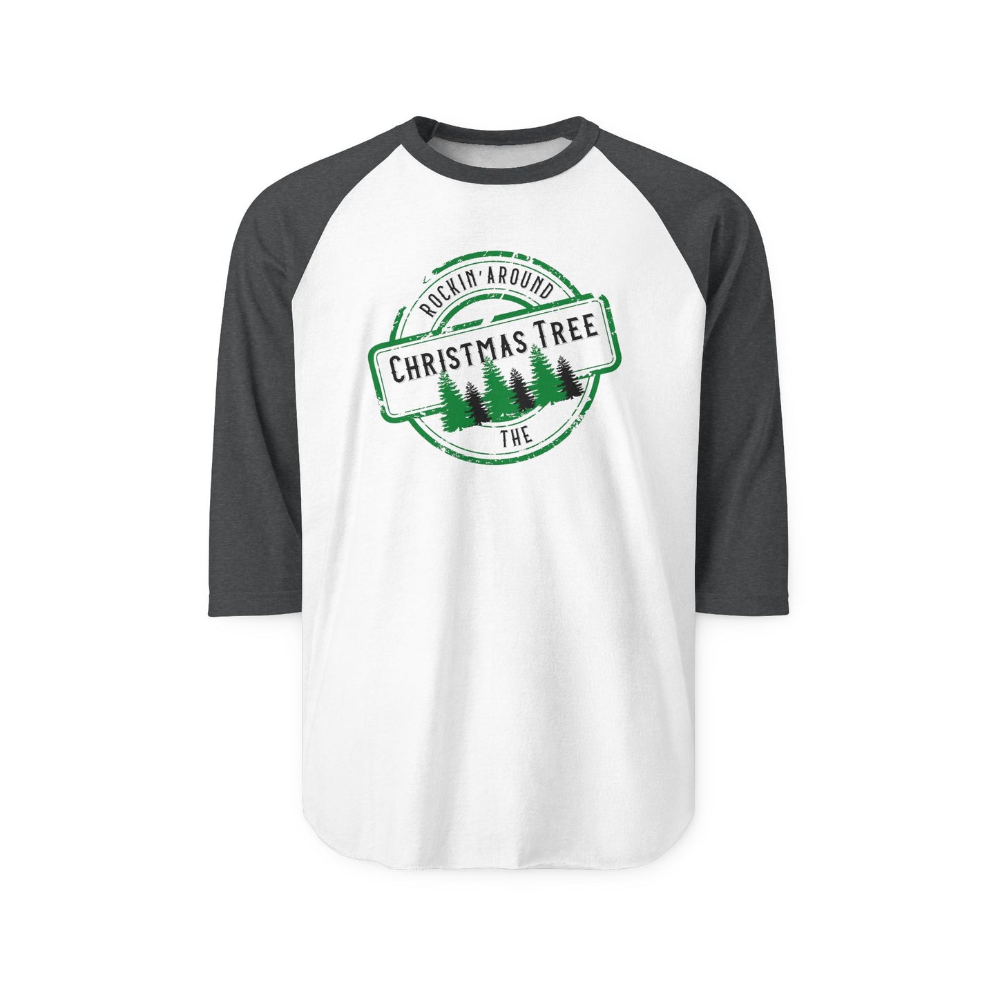 Rockin’ Around The Christmas Tree Baseball Tee
