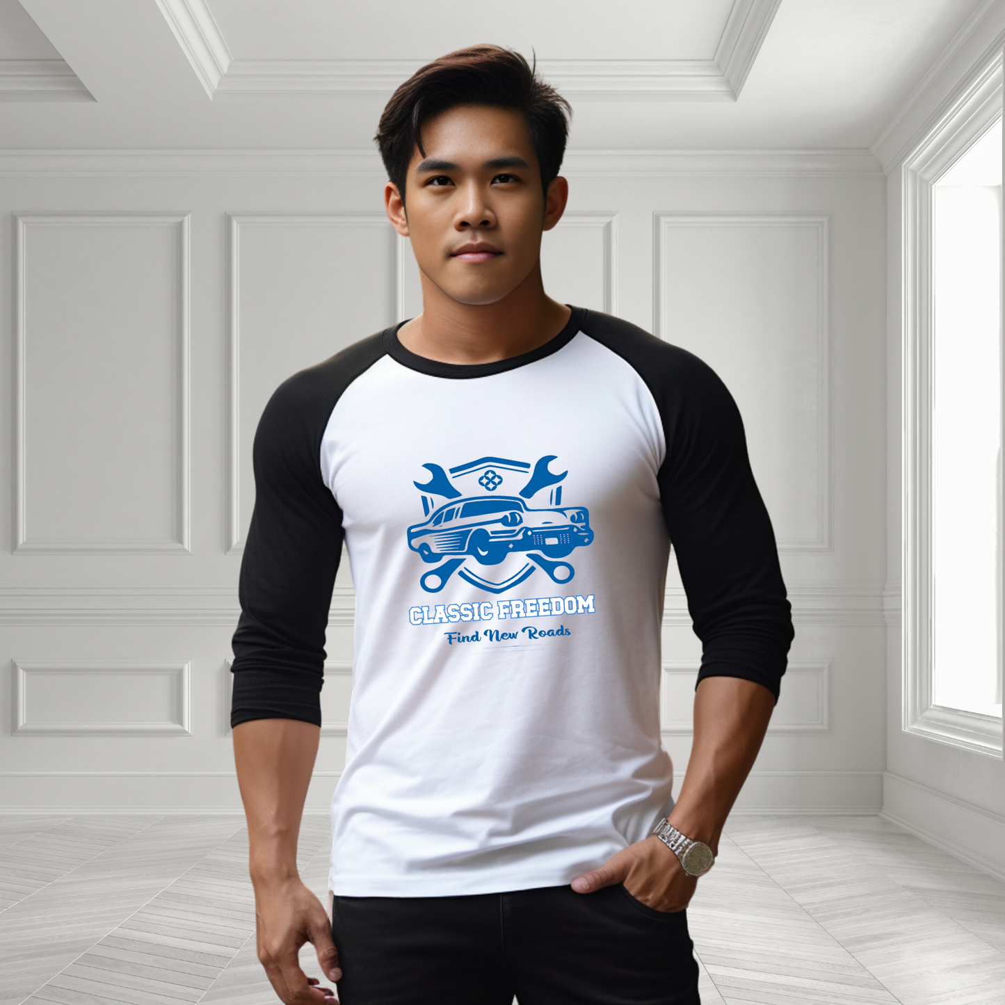 Classic Freedom Baseball Tee