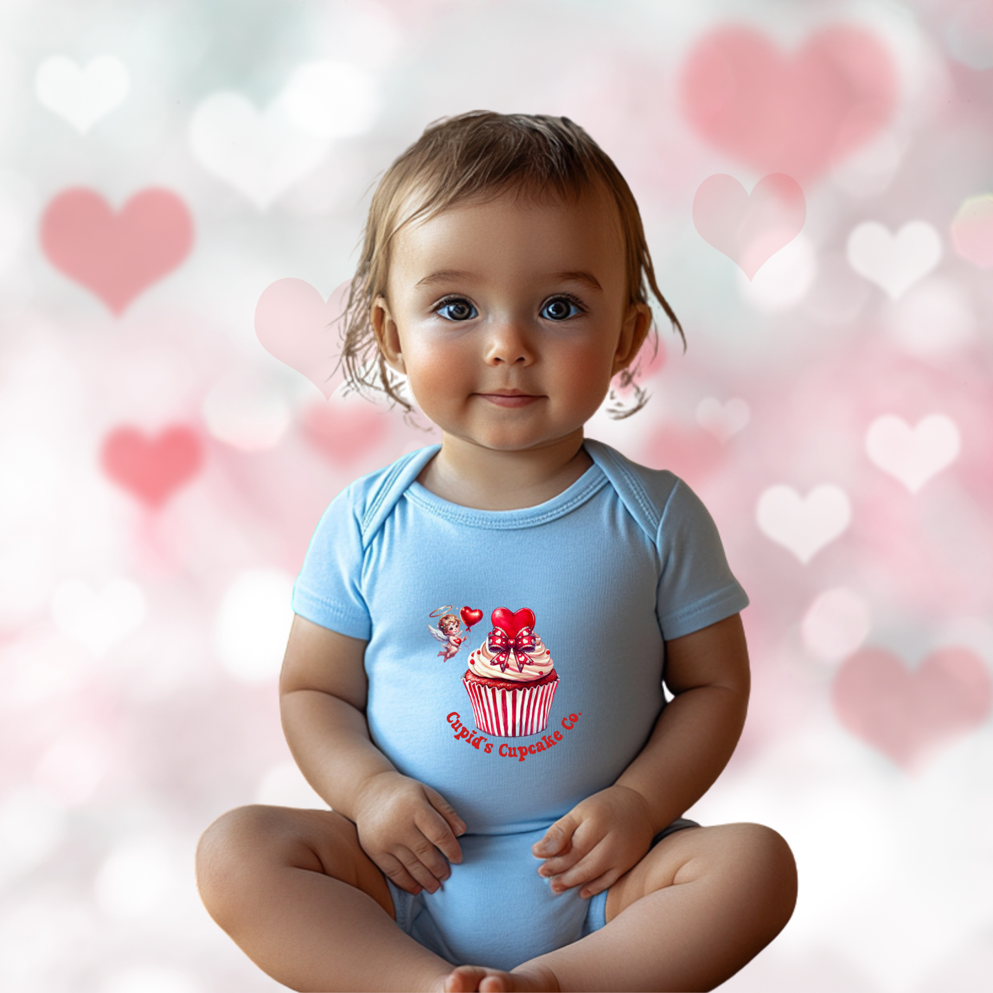 Cupid’s Cupcake Co. Infant Short Sleeve Onesie