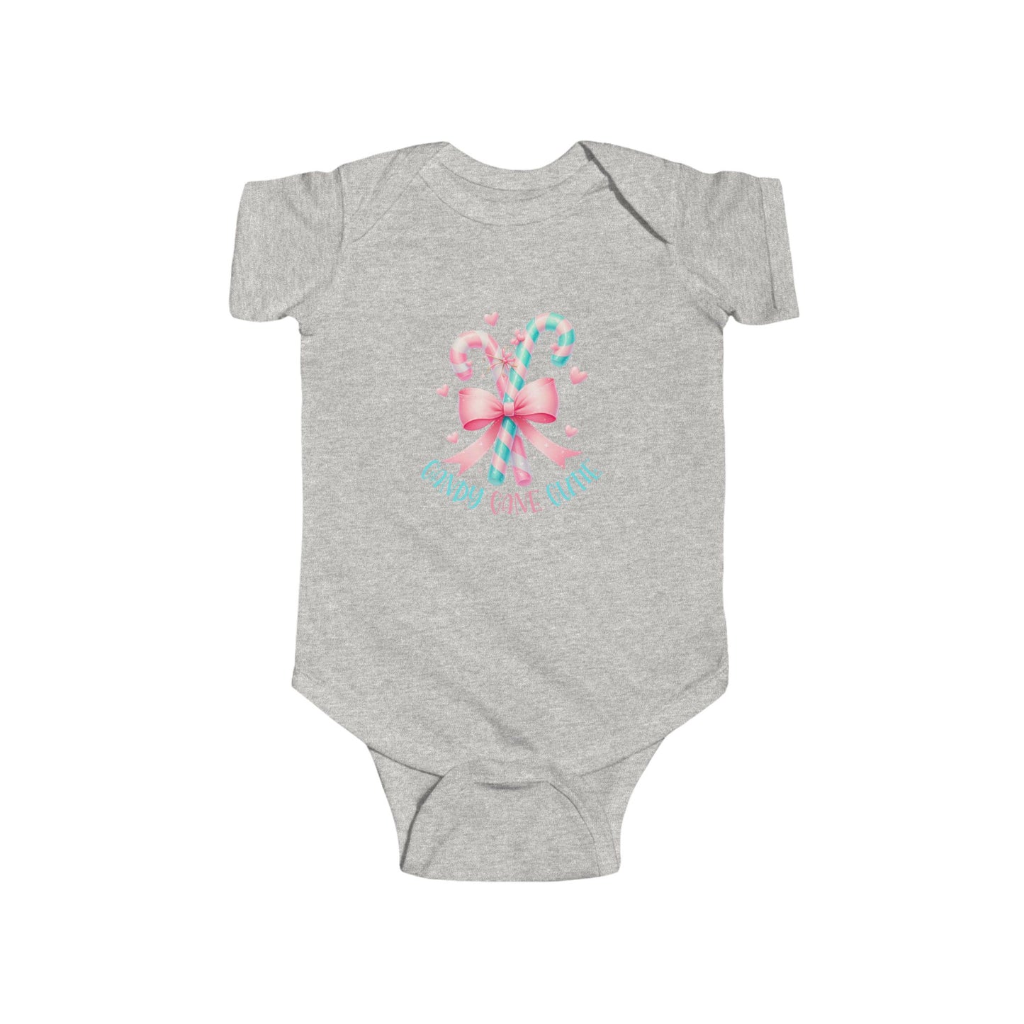 Candy Cane Cutie Infant Short Sleeve Onesie