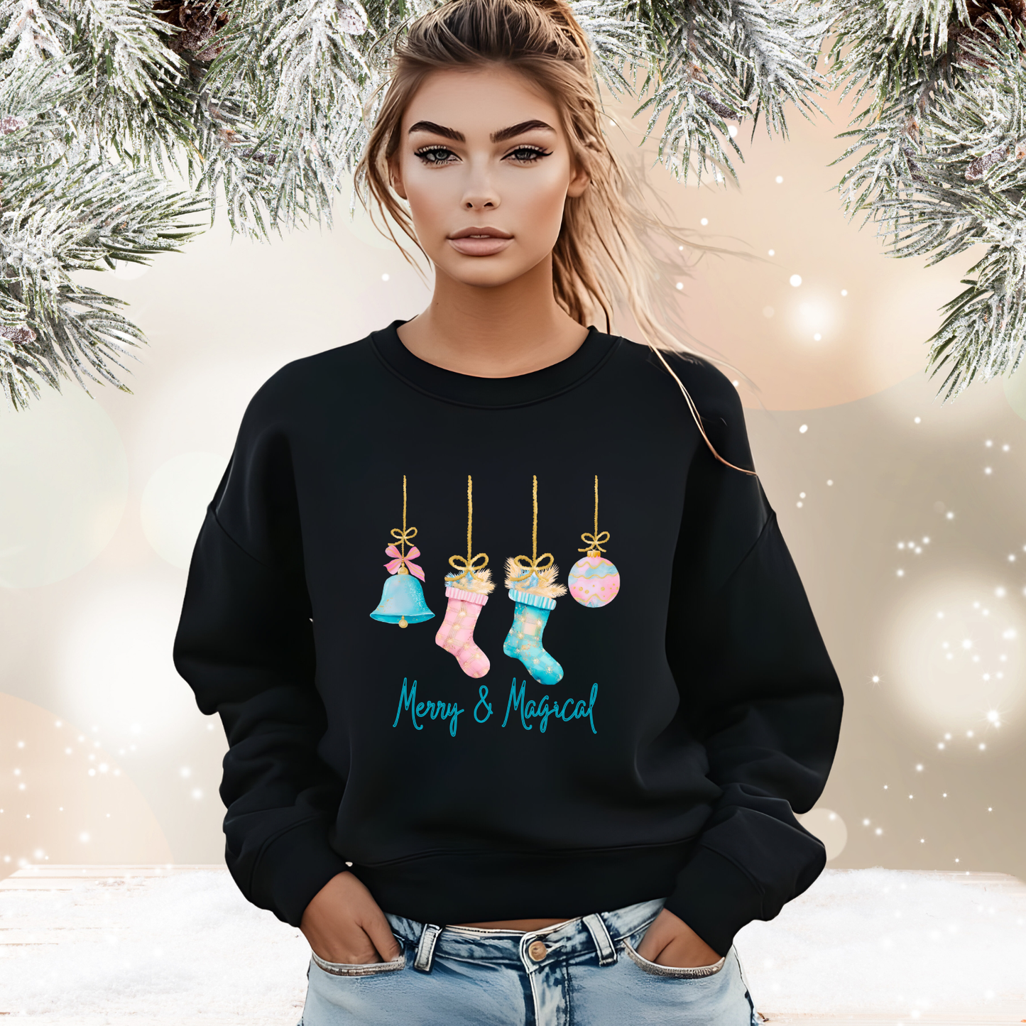 Merry And Magical Crewneck Sweatshirt