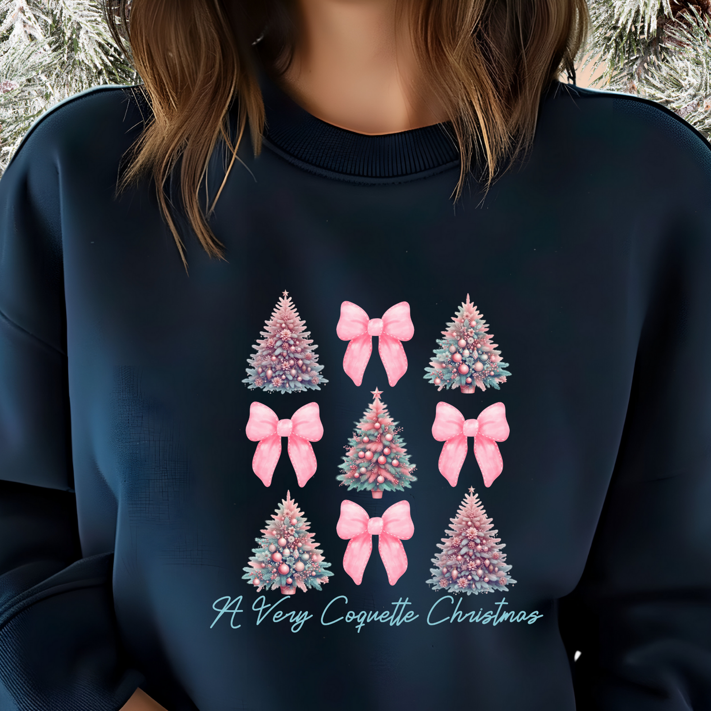 A Very Coquette Christmas Crewneck Sweatshirt