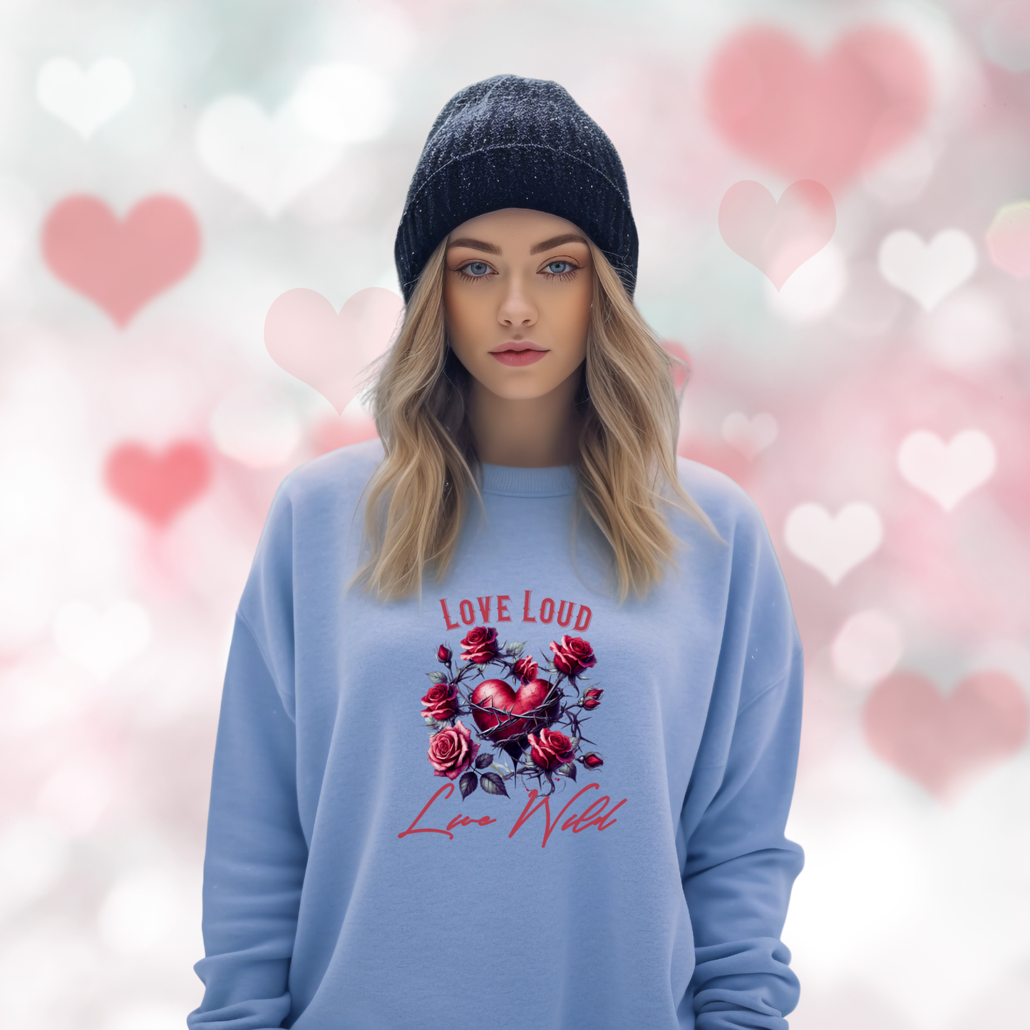 Love Loud Live Wild Crewneck Sweatshirt