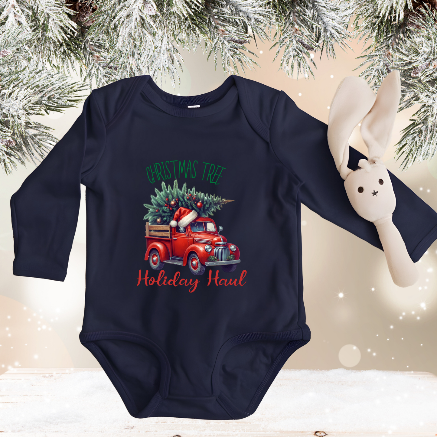 Holiday Haul Infant Long Sleeve Onesie