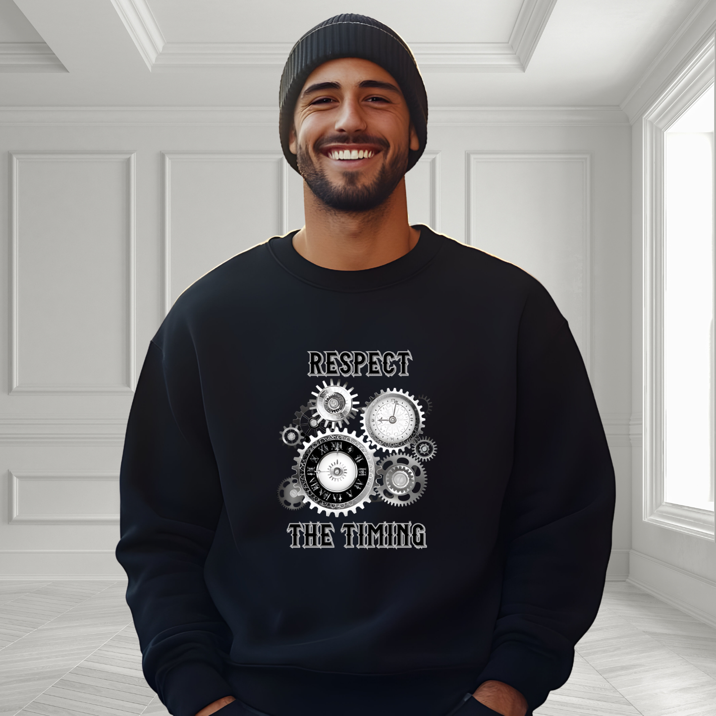 Respect The Timing Crewneck Sweatshirt