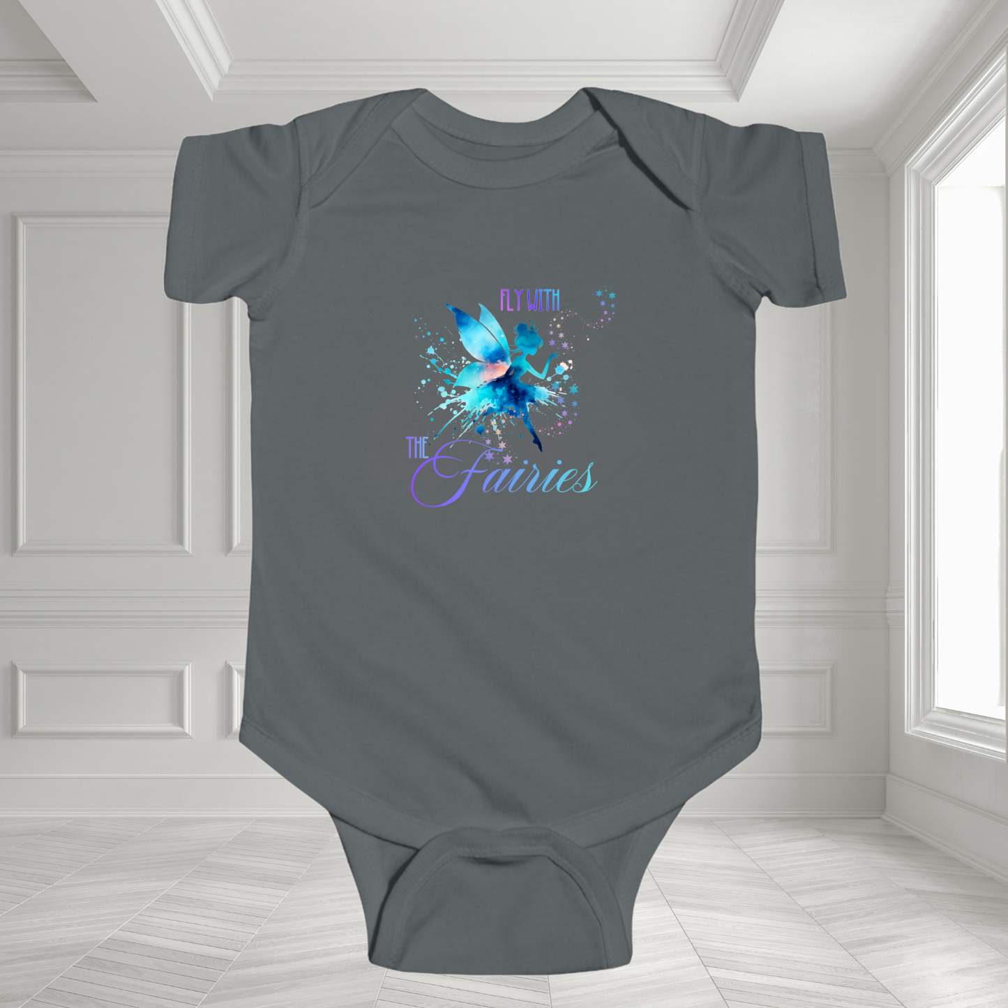 Fly With The Fairies Infant Short Sleeve Onesie
