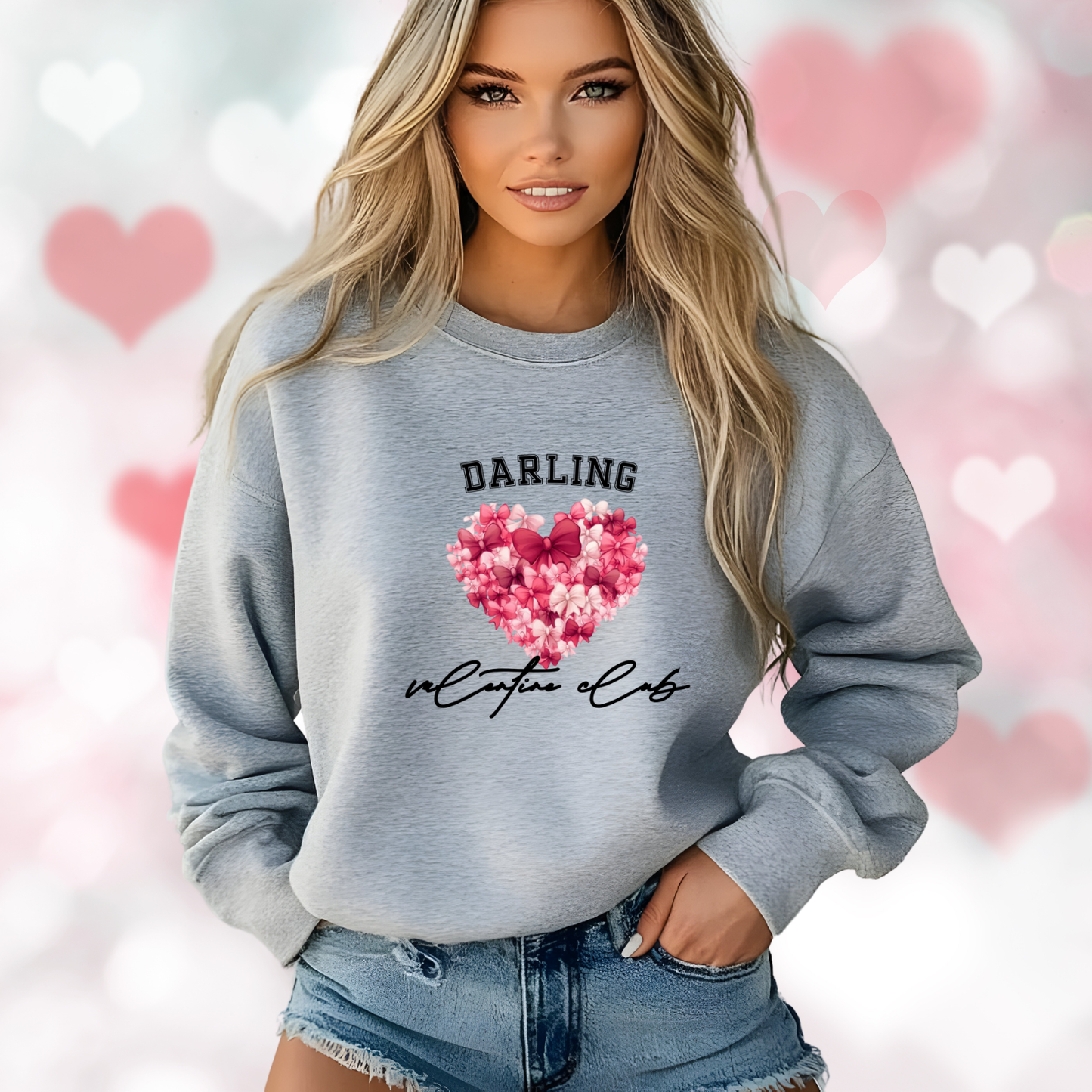 Darling Valentine Club Crewneck Sweatshirt