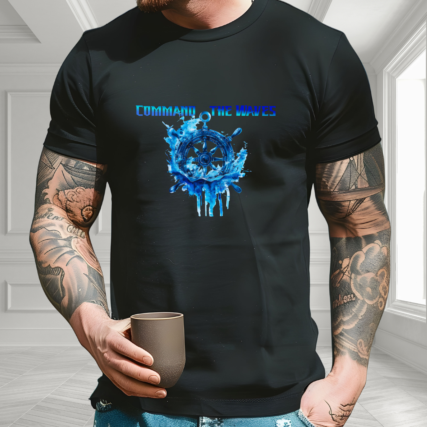 Command The Waves T-Shirt