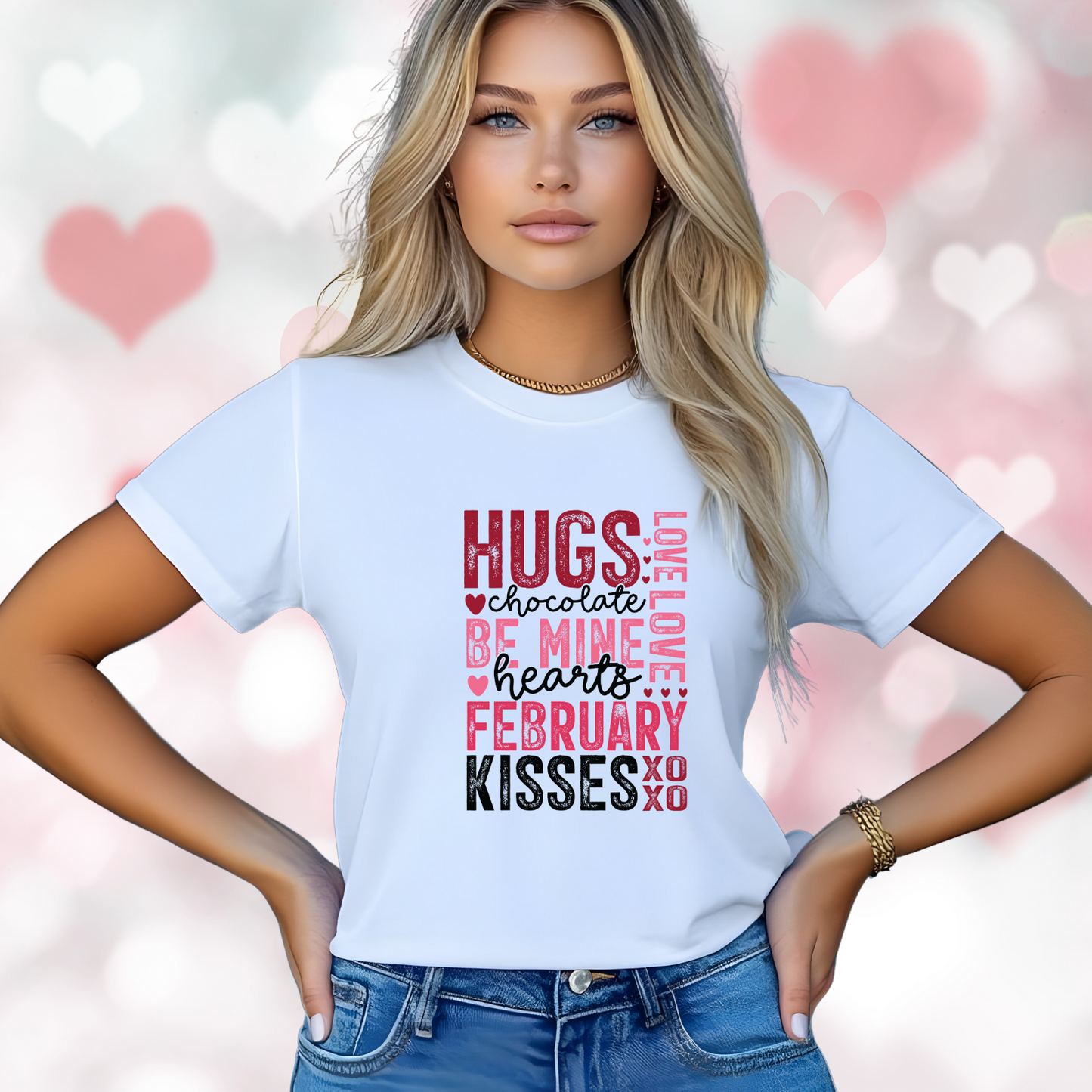 Valentine Typography T‑Shirt